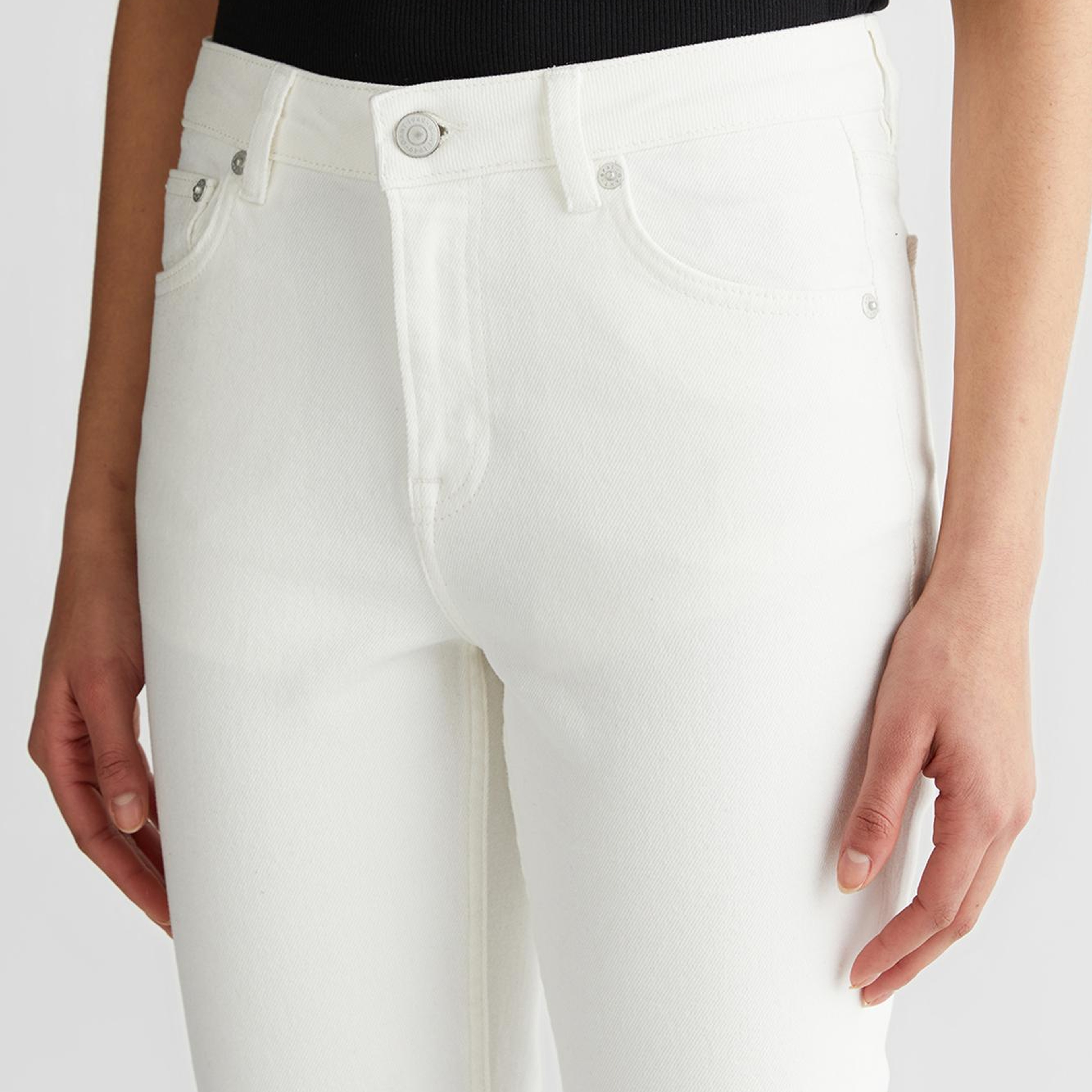 GANT Kadın Beyaz Regular Fit Jean