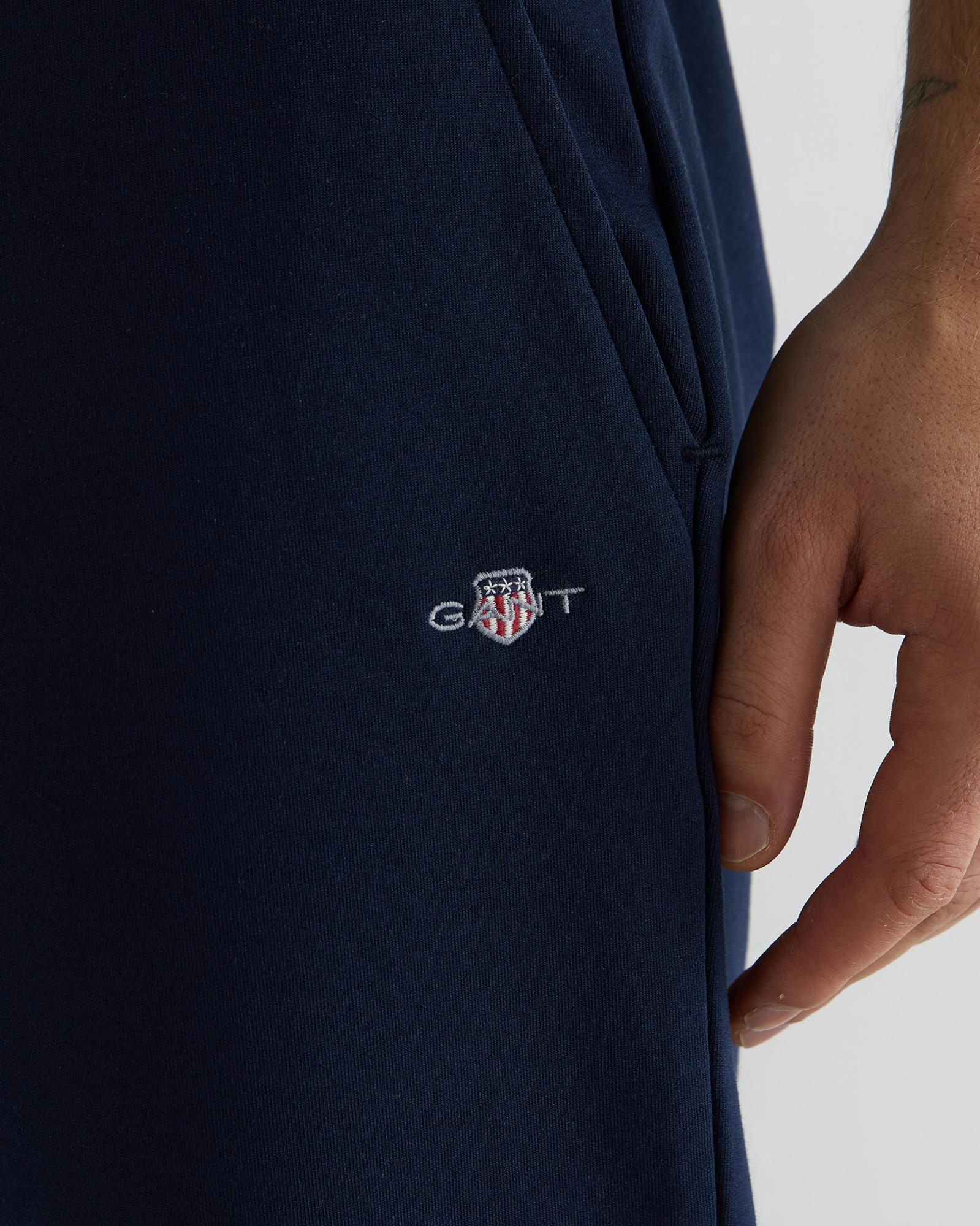 GANT Erkek Lacivert Regular Fit Logolu Eşofman Altı