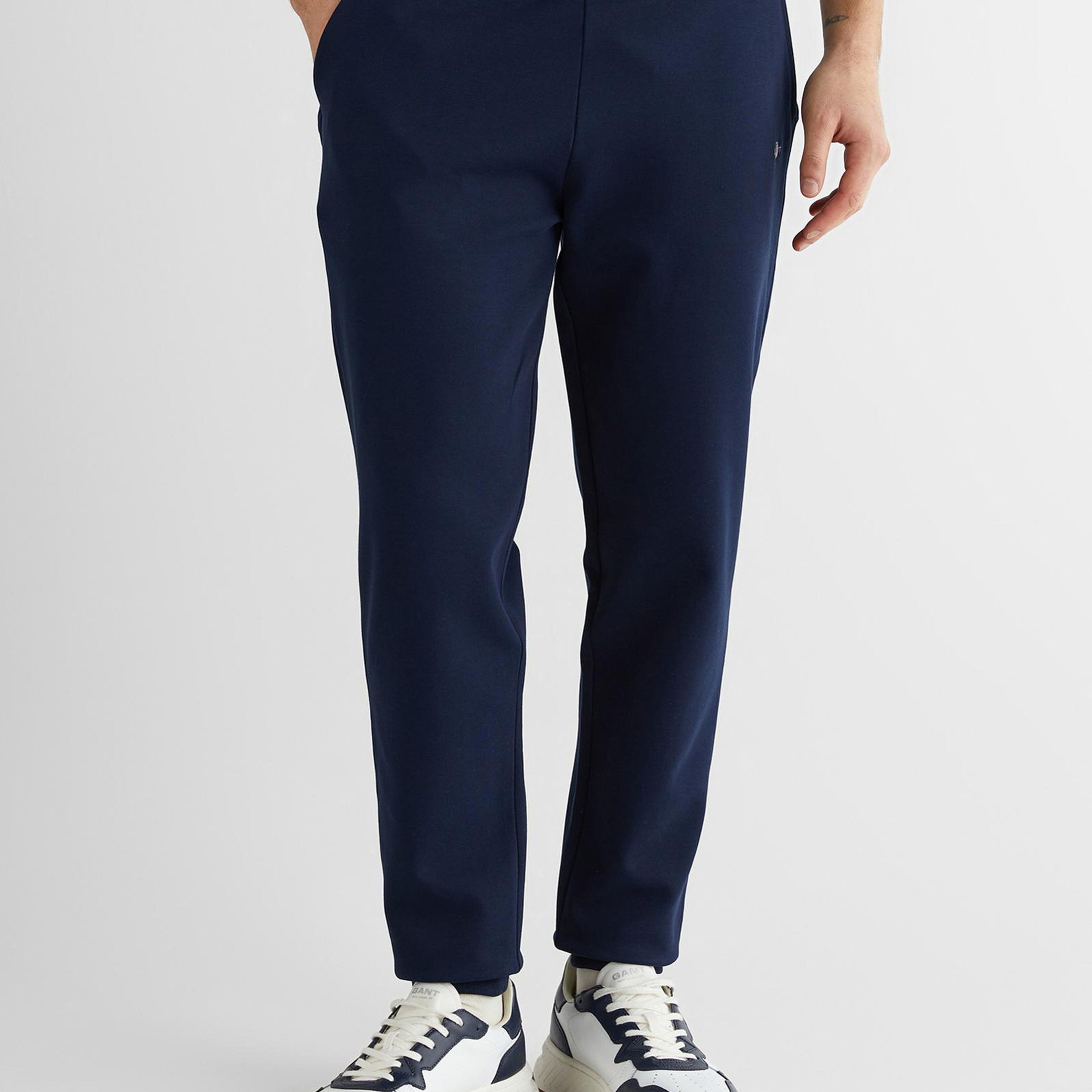 GANT Erkek Lacivert Regular Fit Logolu Eşofman Altı