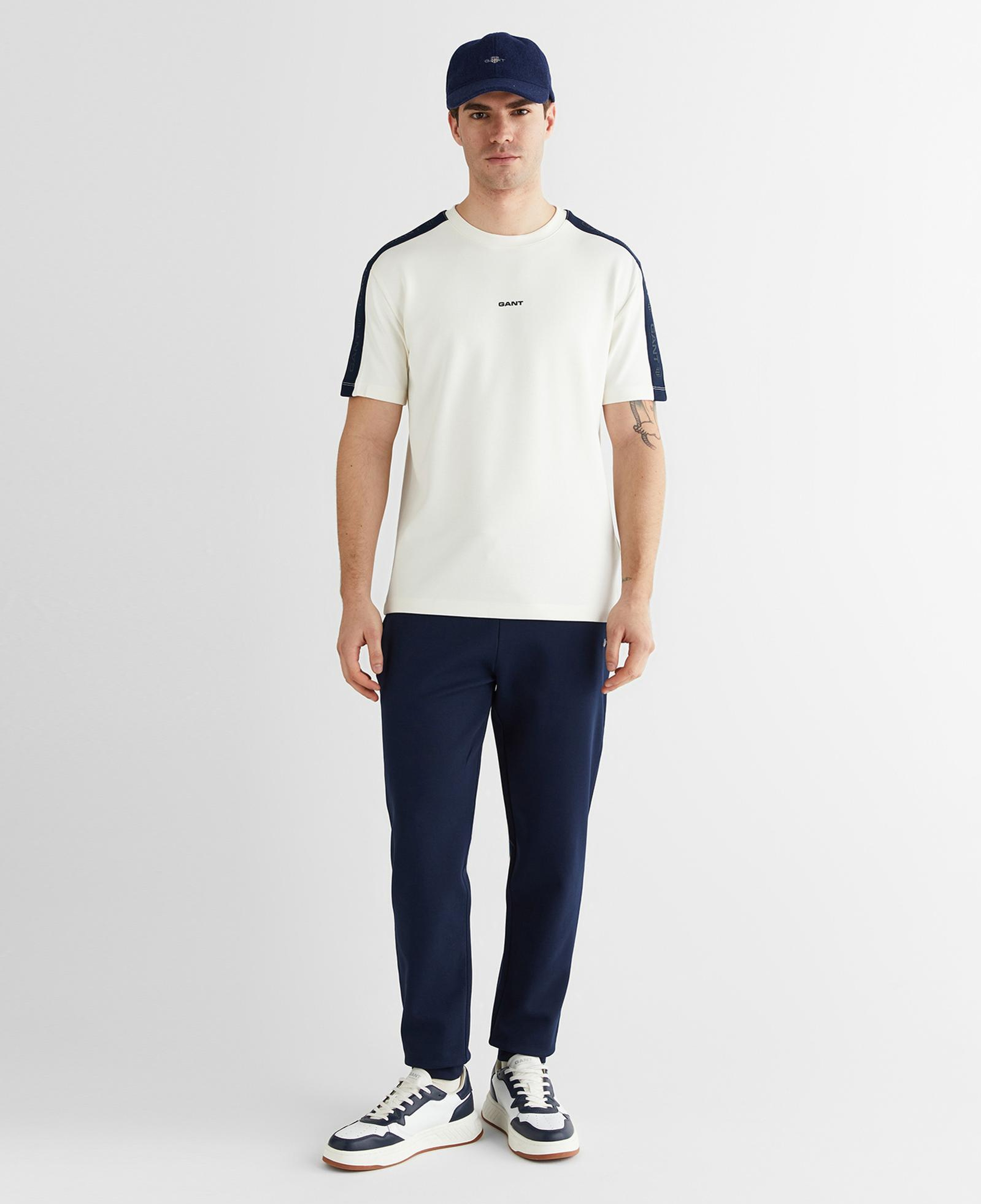 GANT Erkek Lacivert Regular Fit Logolu Eşofman Altı