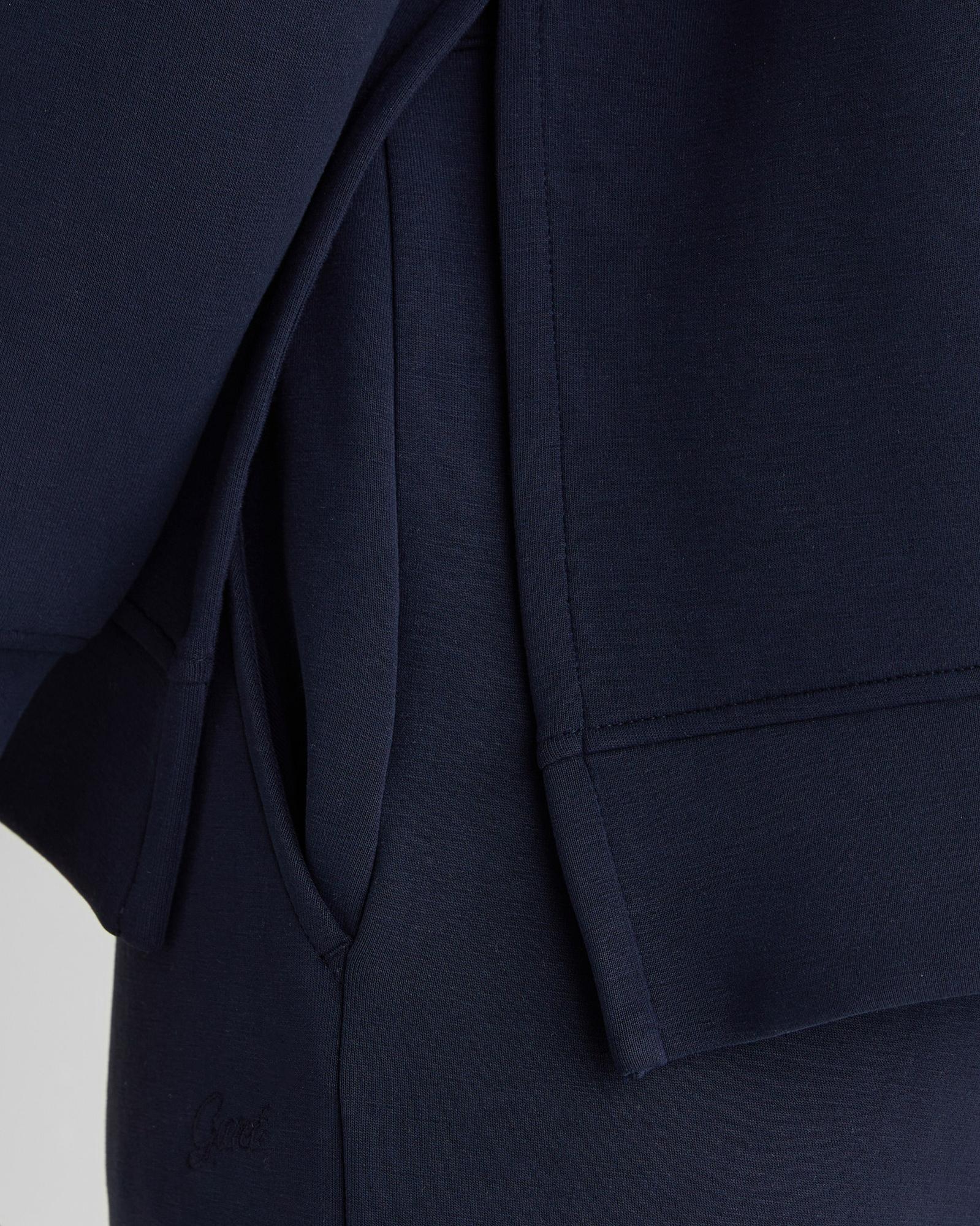 GANT Kadın Lacivert Oversize Fit Kapüşonlu Sweatshirt