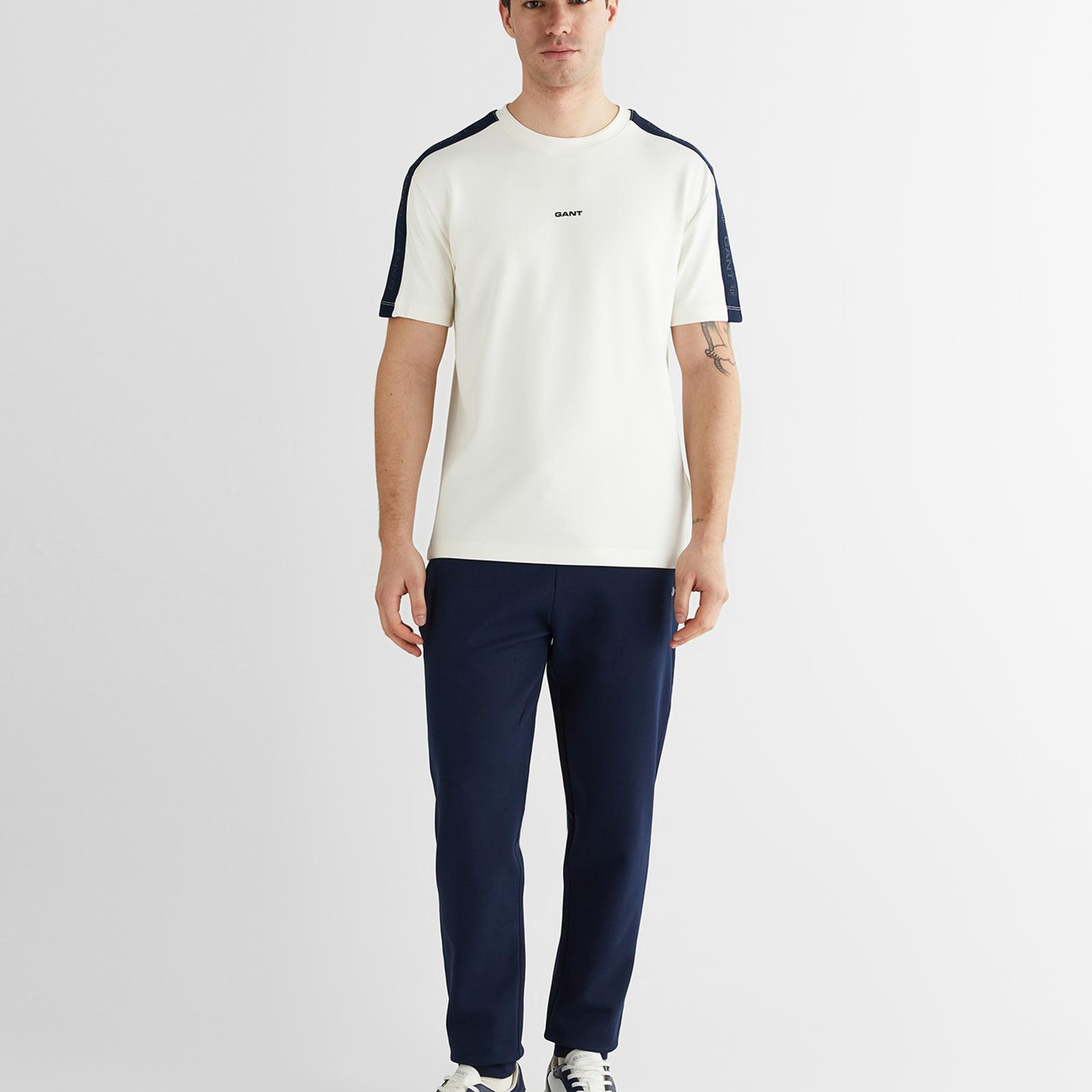 GANT Erkek Lacivert Regular Fit Logolu Eşofman Altı