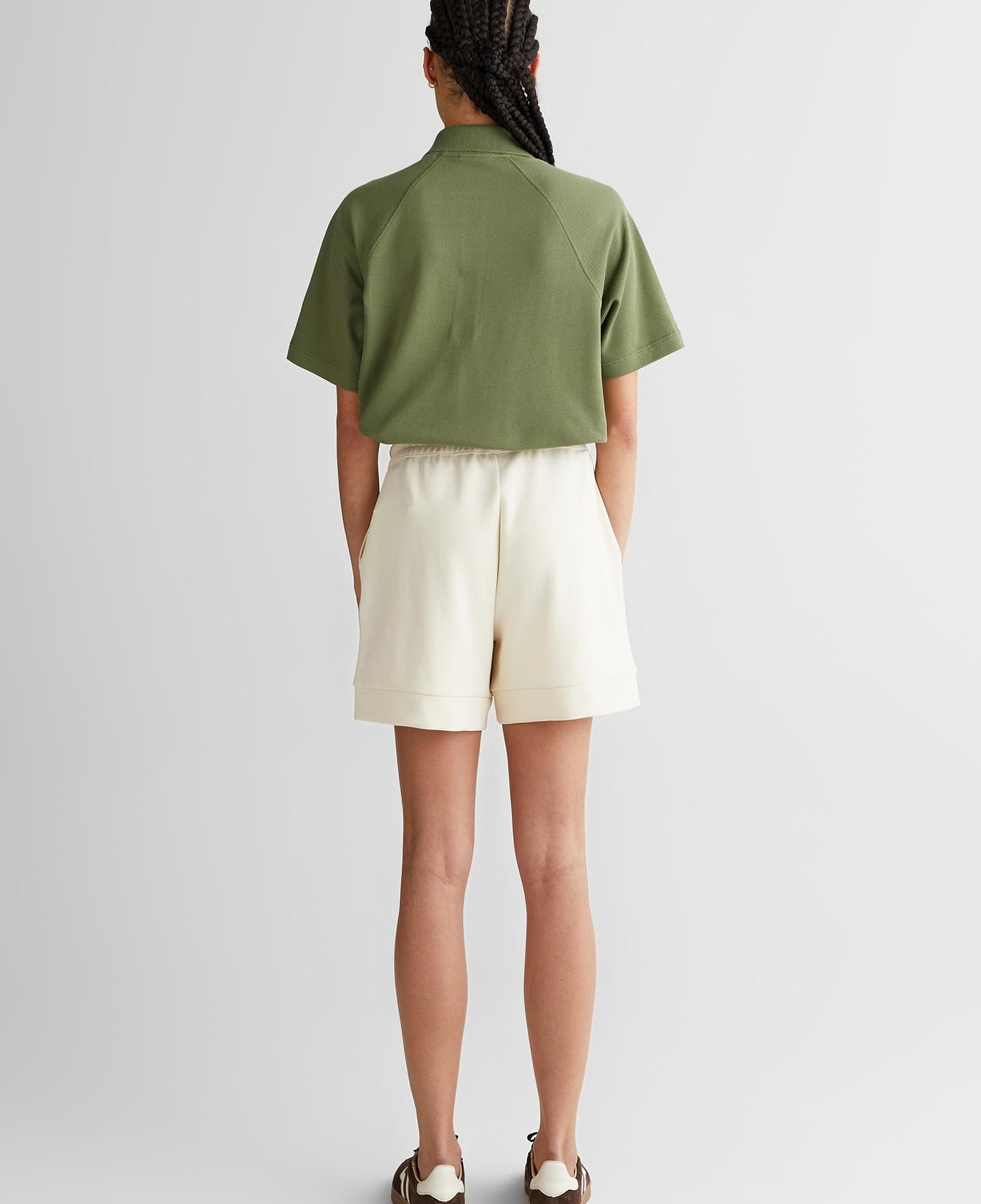 GANT Kadın Krem Baskılı Şort