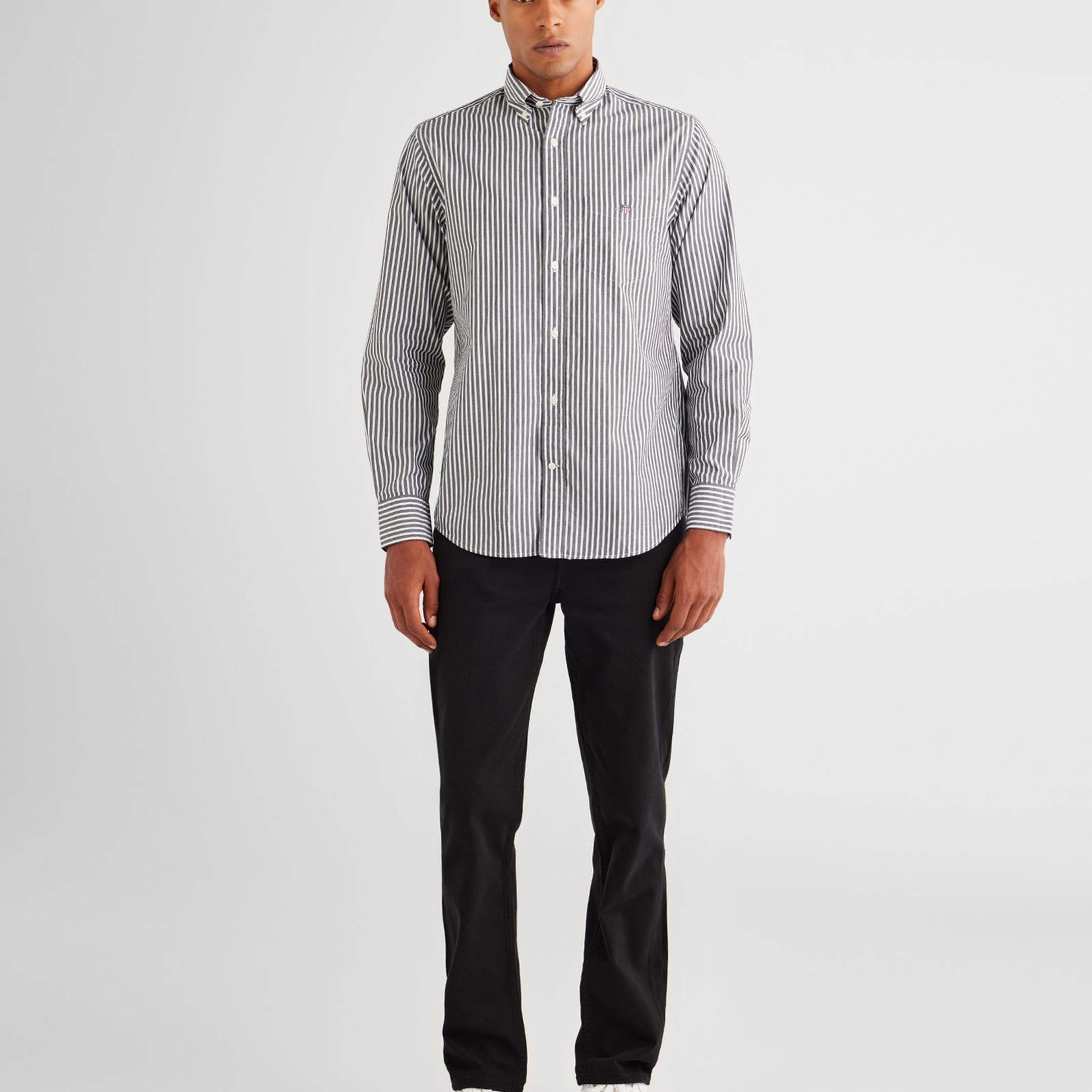 GANT Erkek Siyah Regular Fit Stay Black Jean