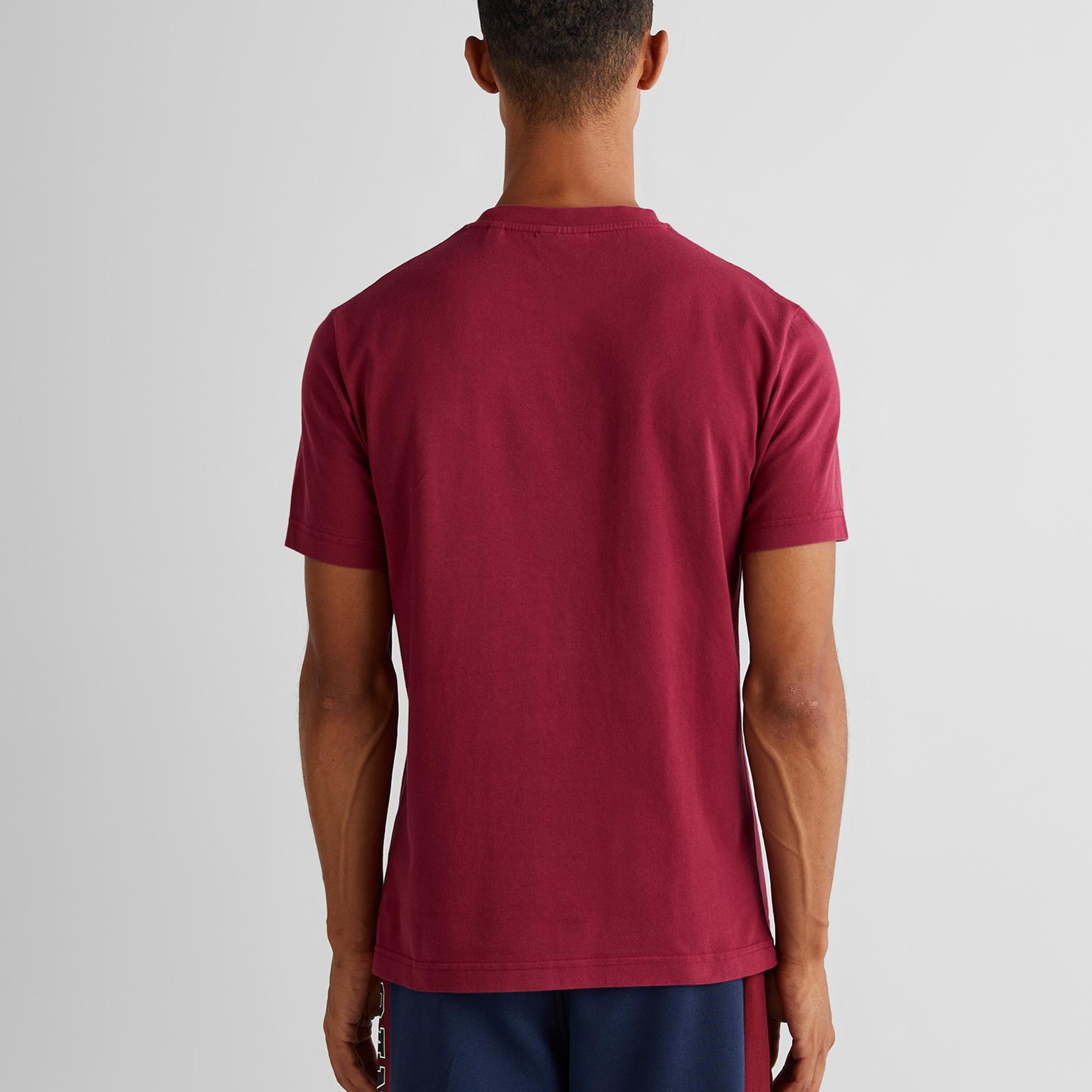 GANT Erkek Bordo Regular Fit Bisiklet Yaka T-Shirt