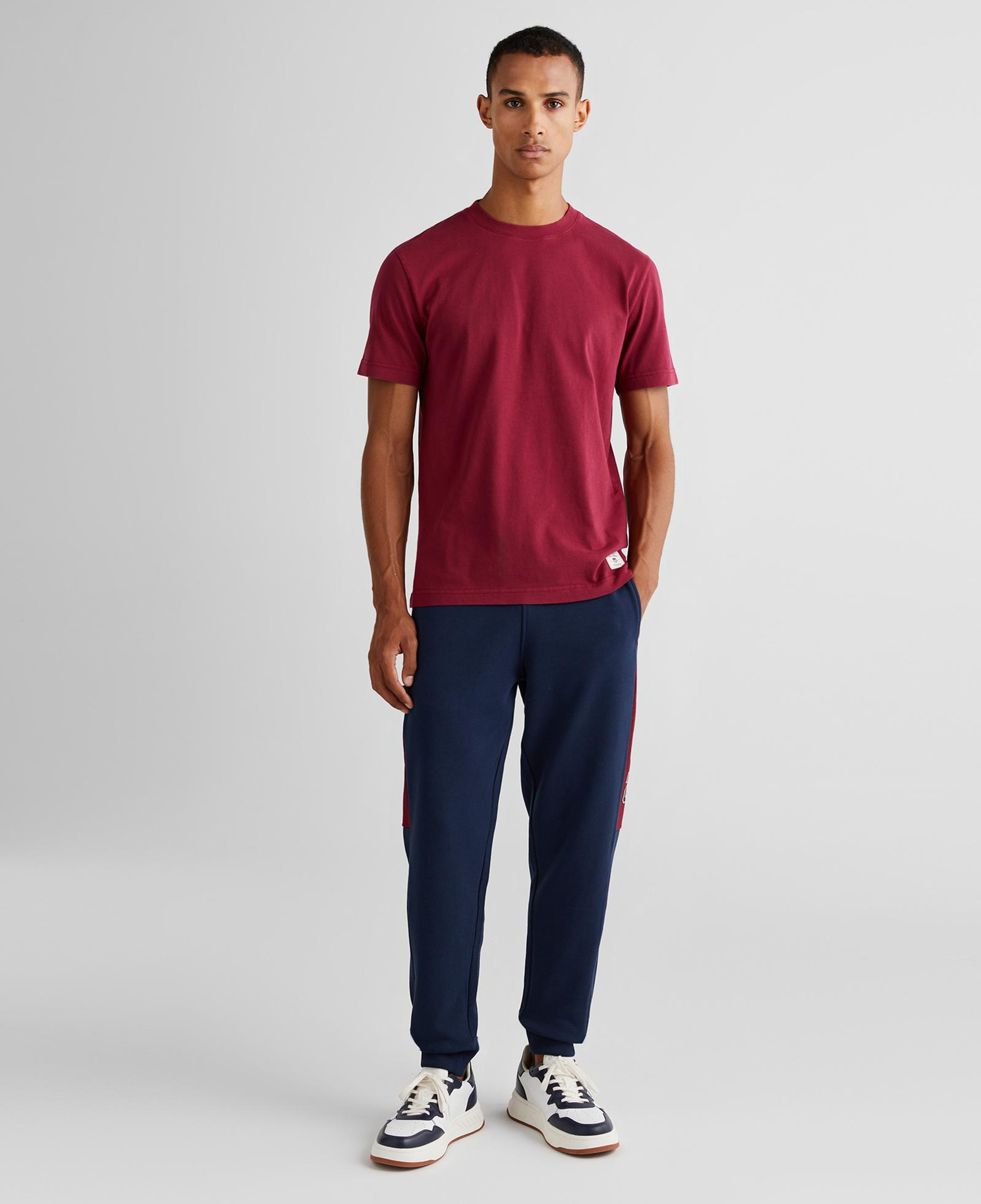 GANT Erkek Bordo Regular Fit Bisiklet Yaka T-Shirt