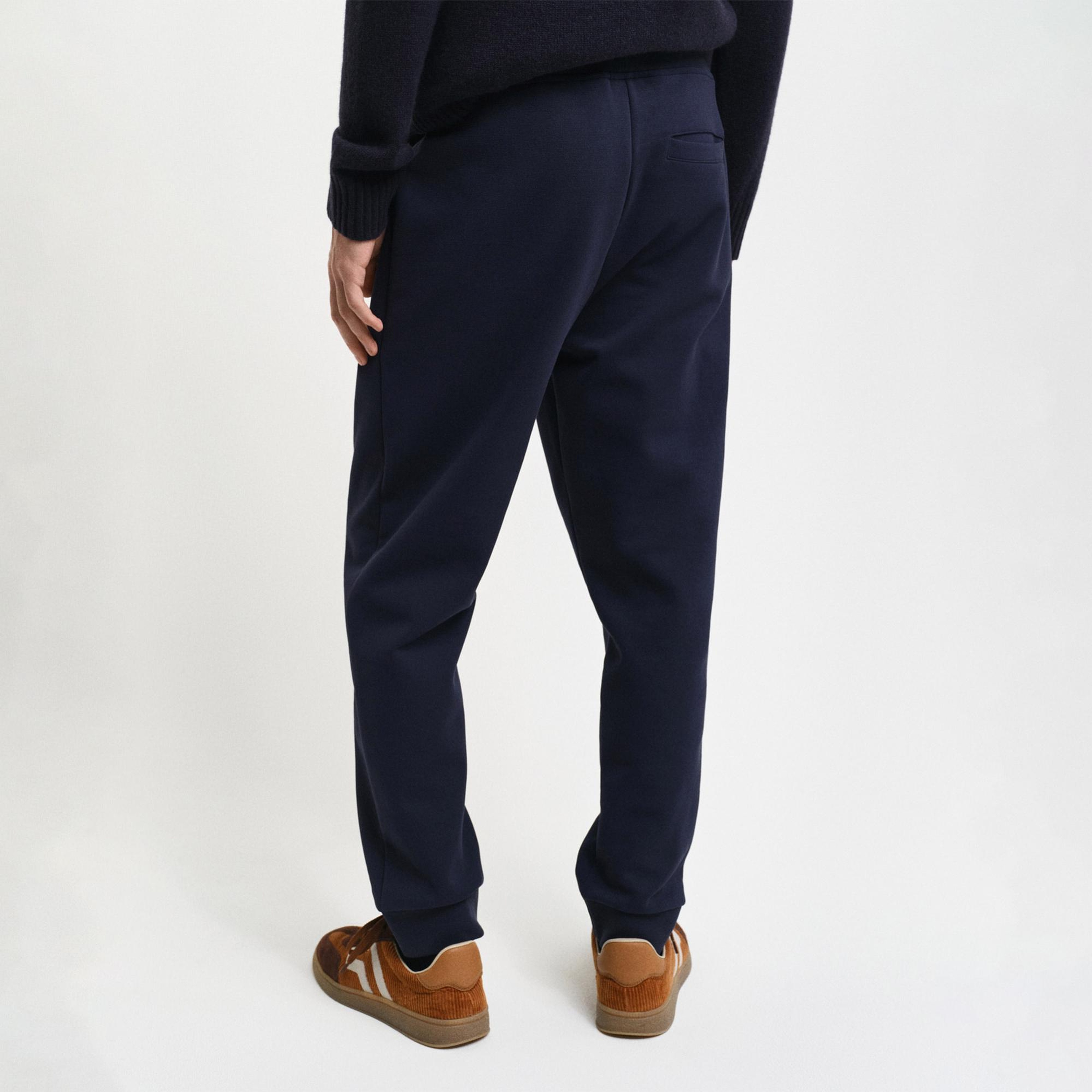 GANT Erkek Lacivert Regular Fit Logolu Eşofman Altı