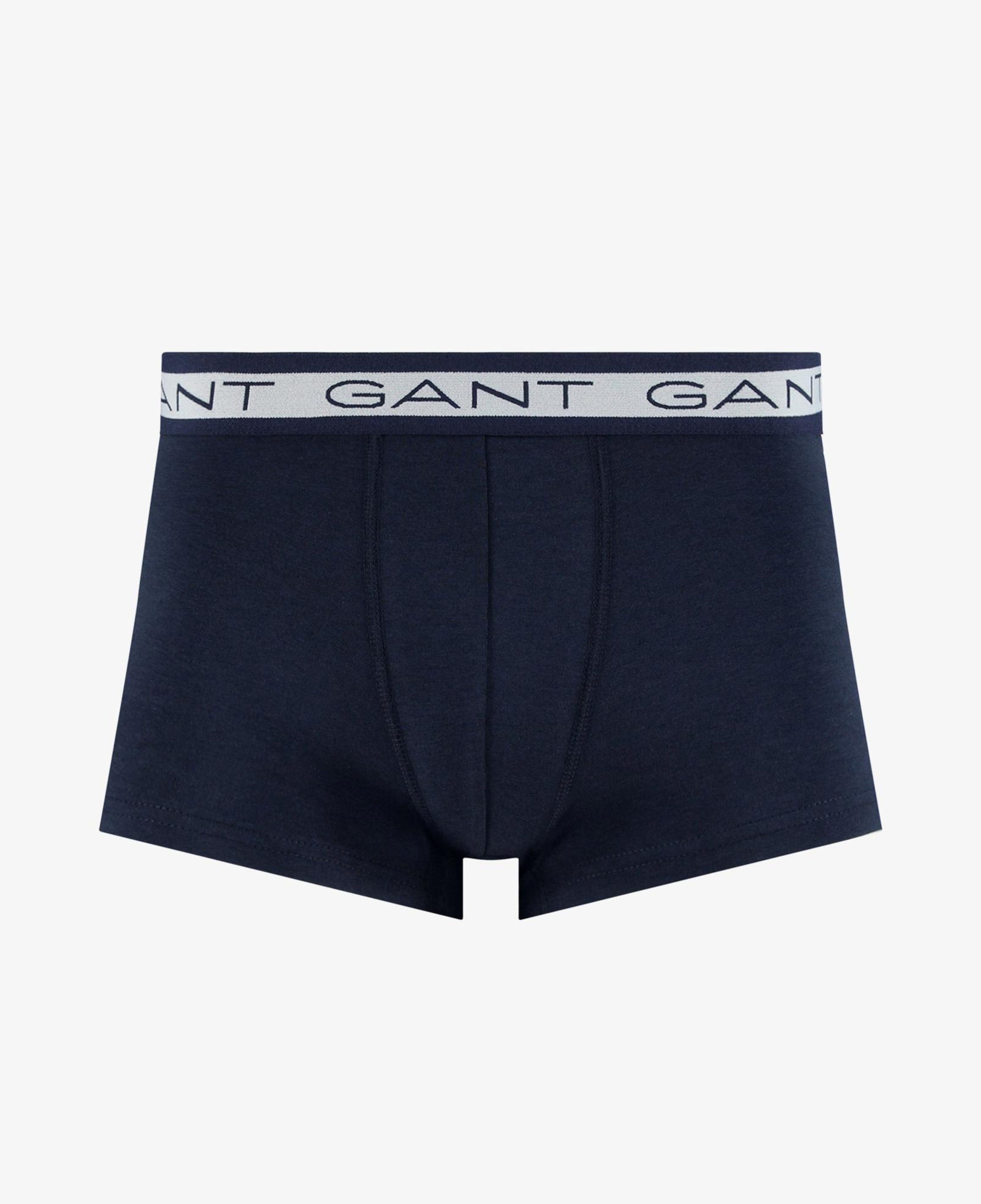 GANT Erkek Lacivert Slim Fit Logolu 3'lü Boxer