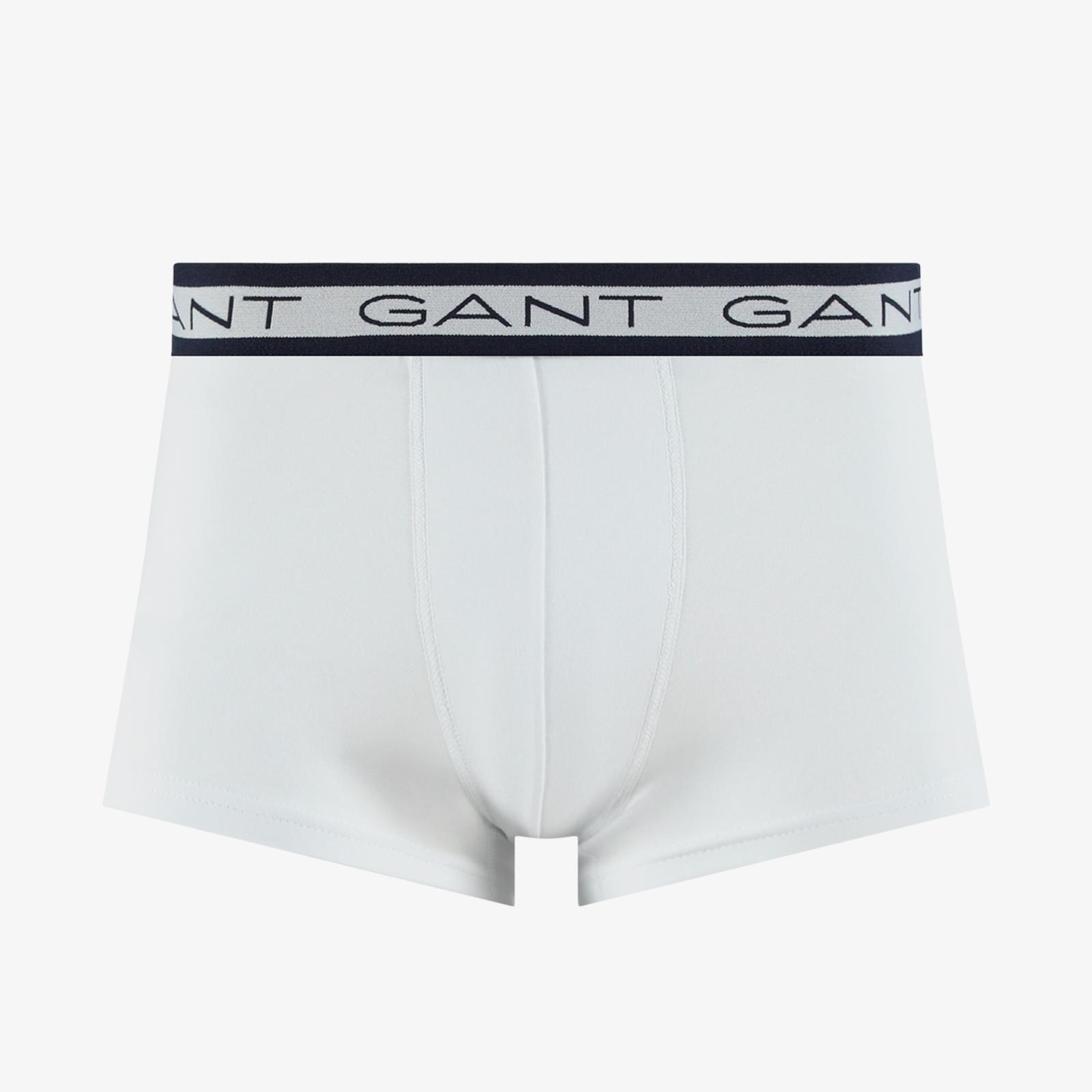 GANT Erkek Lacivert Slim Fit Logolu 3'lü Boxer