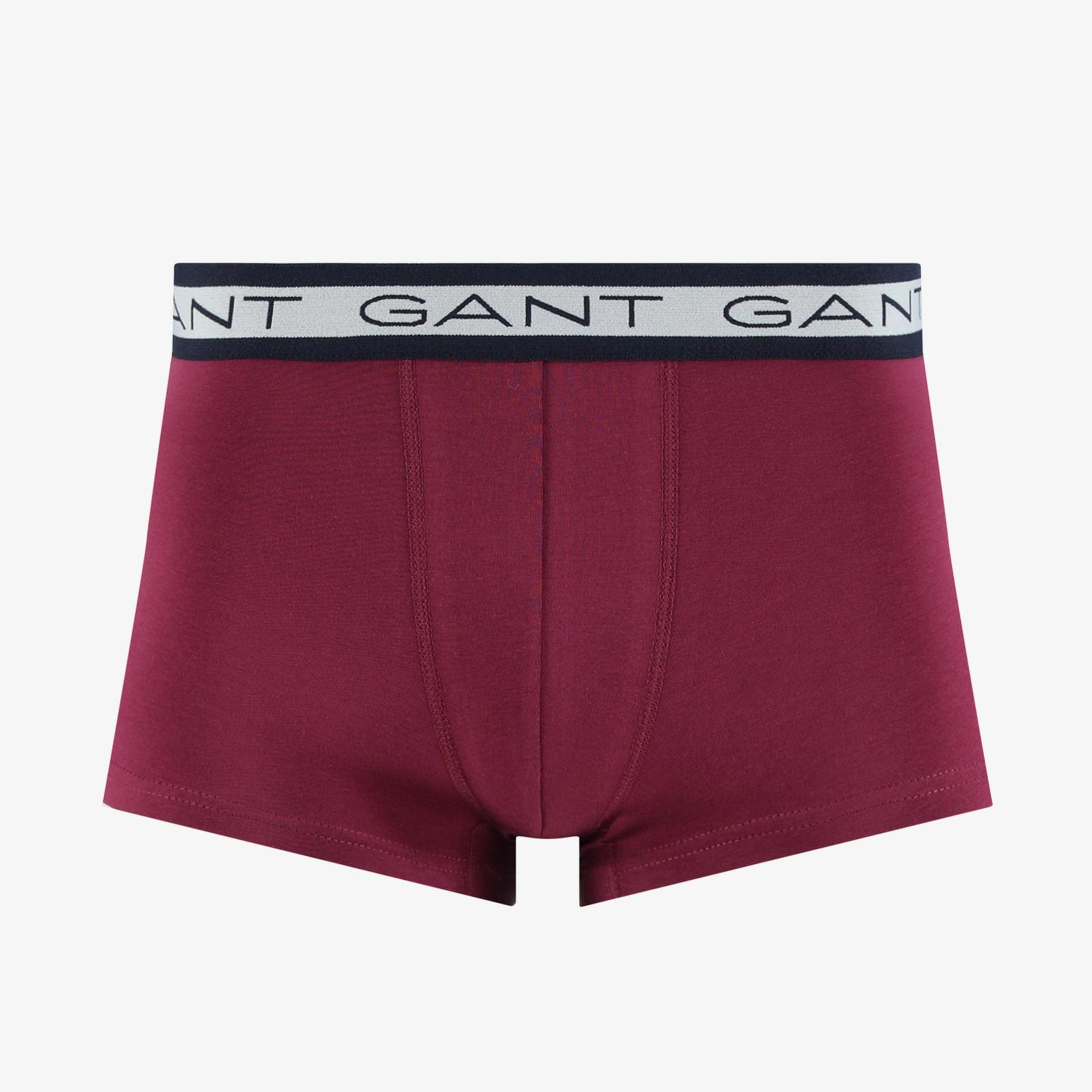 GANT Erkek Lacivert Slim Fit Logolu 3'lü Boxer