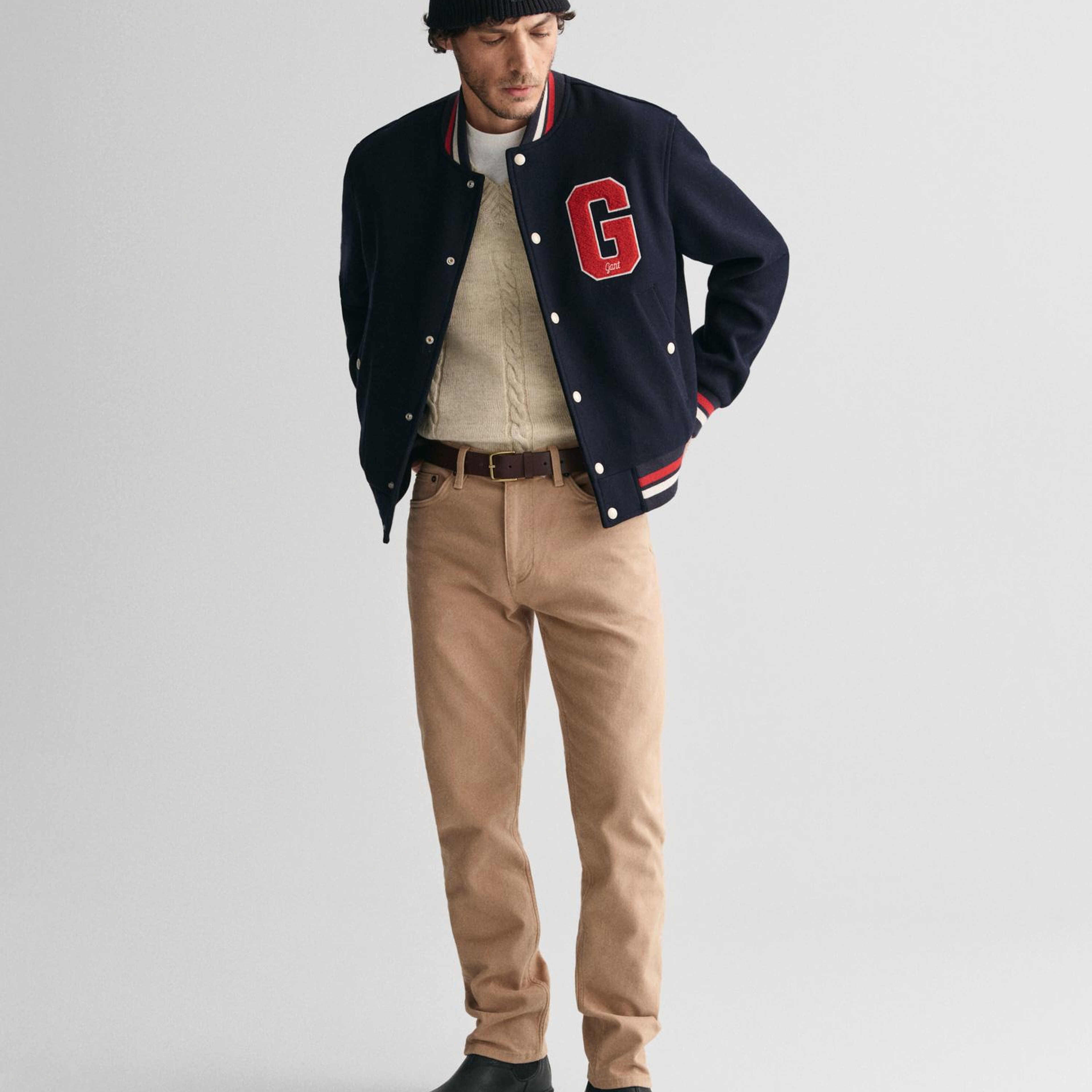 GANT Erkek Kahverengi Regular Fit Pantolon