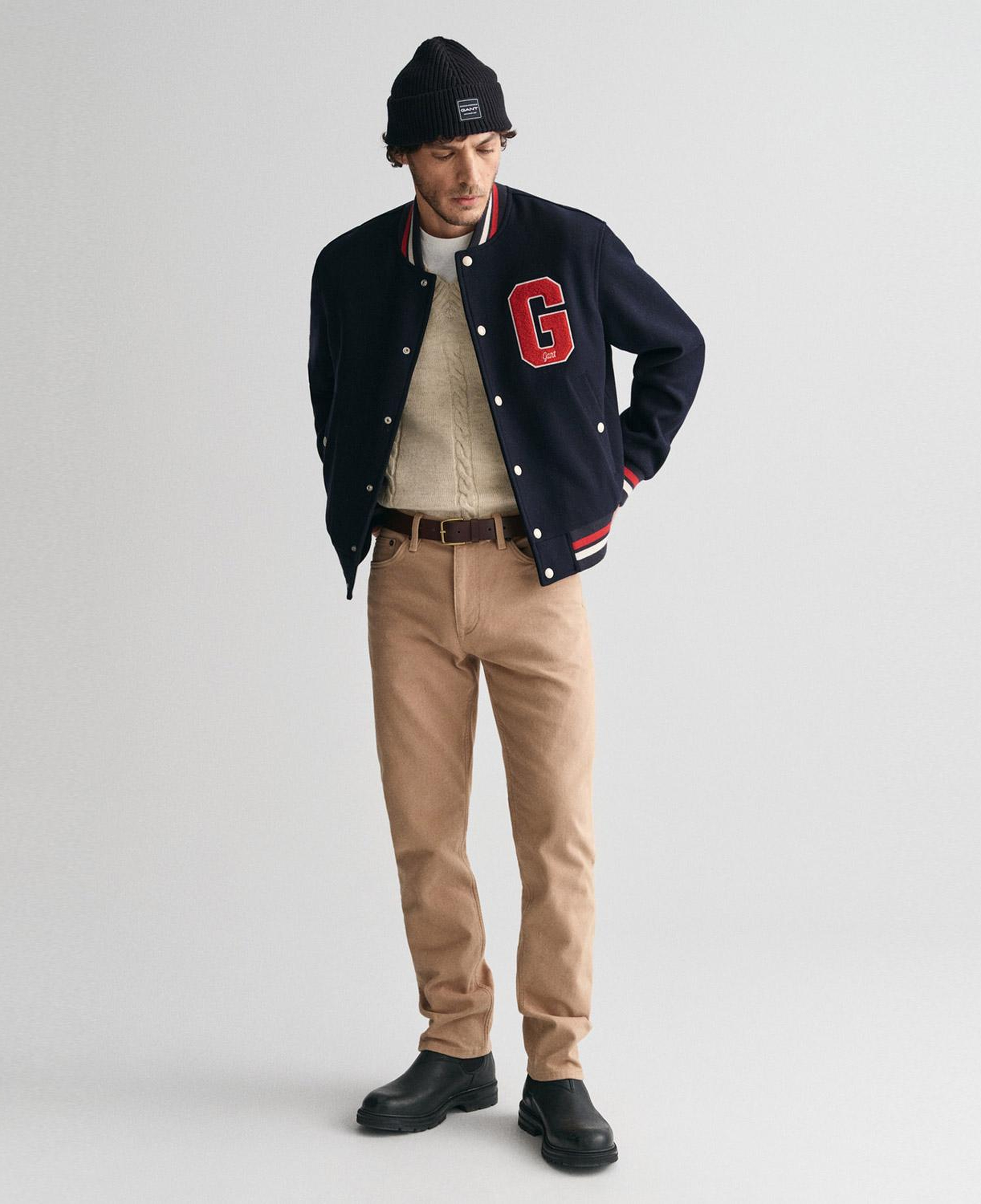 GANT Erkek Kahverengi Regular Fit Pantolon