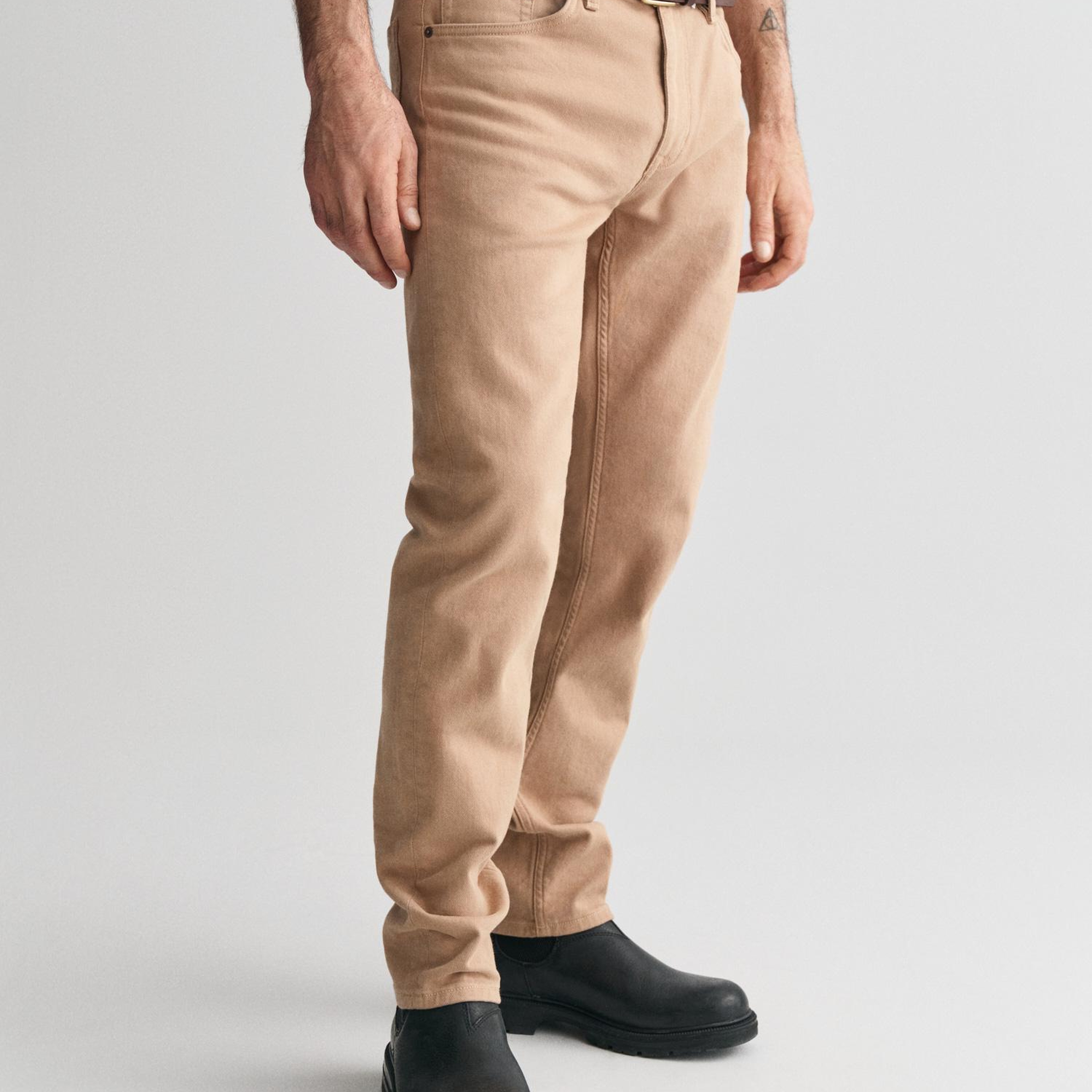 GANT Erkek Kahverengi Regular Fit Pantolon