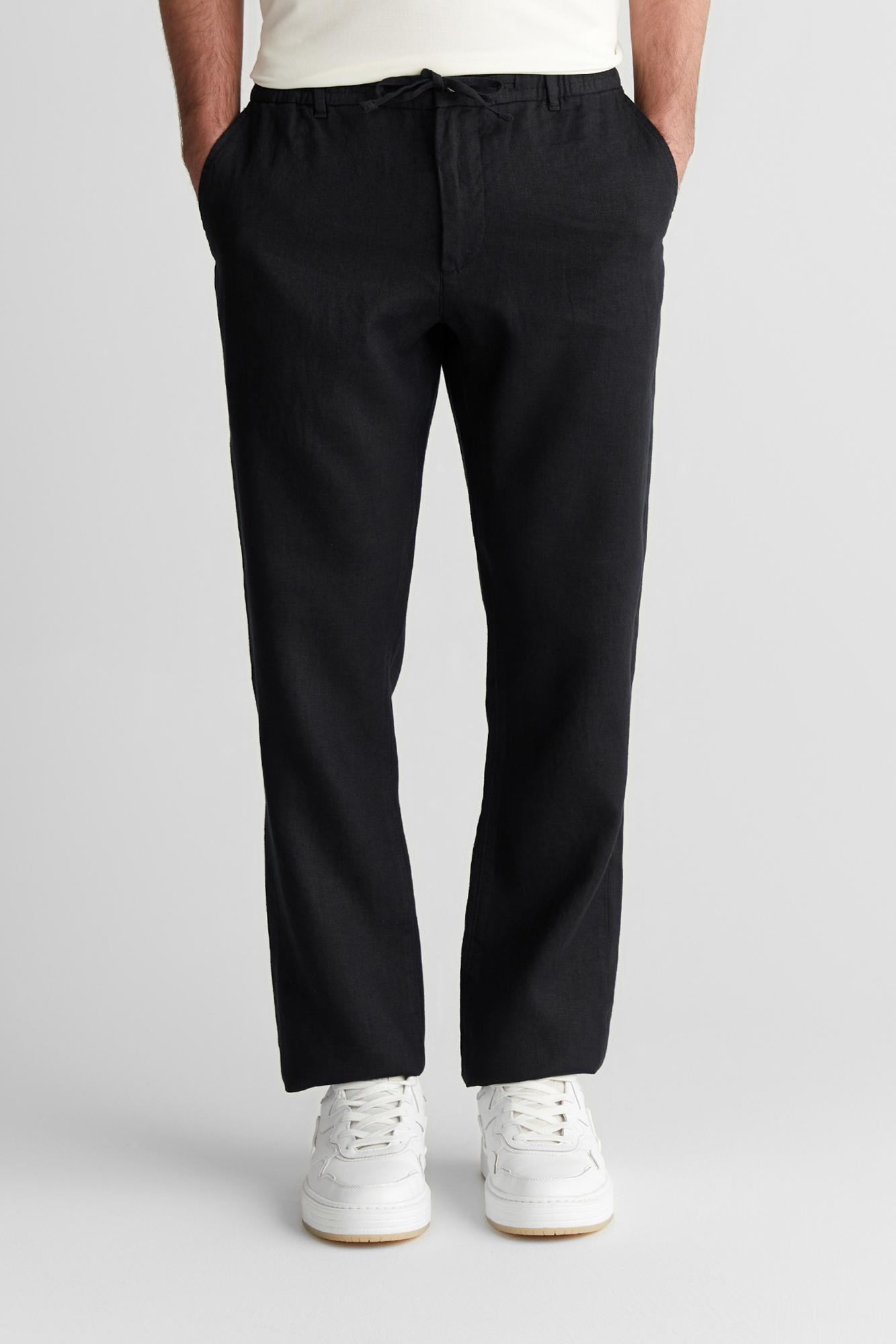 GANT Erkek Siyah Regular Fit Pantolon