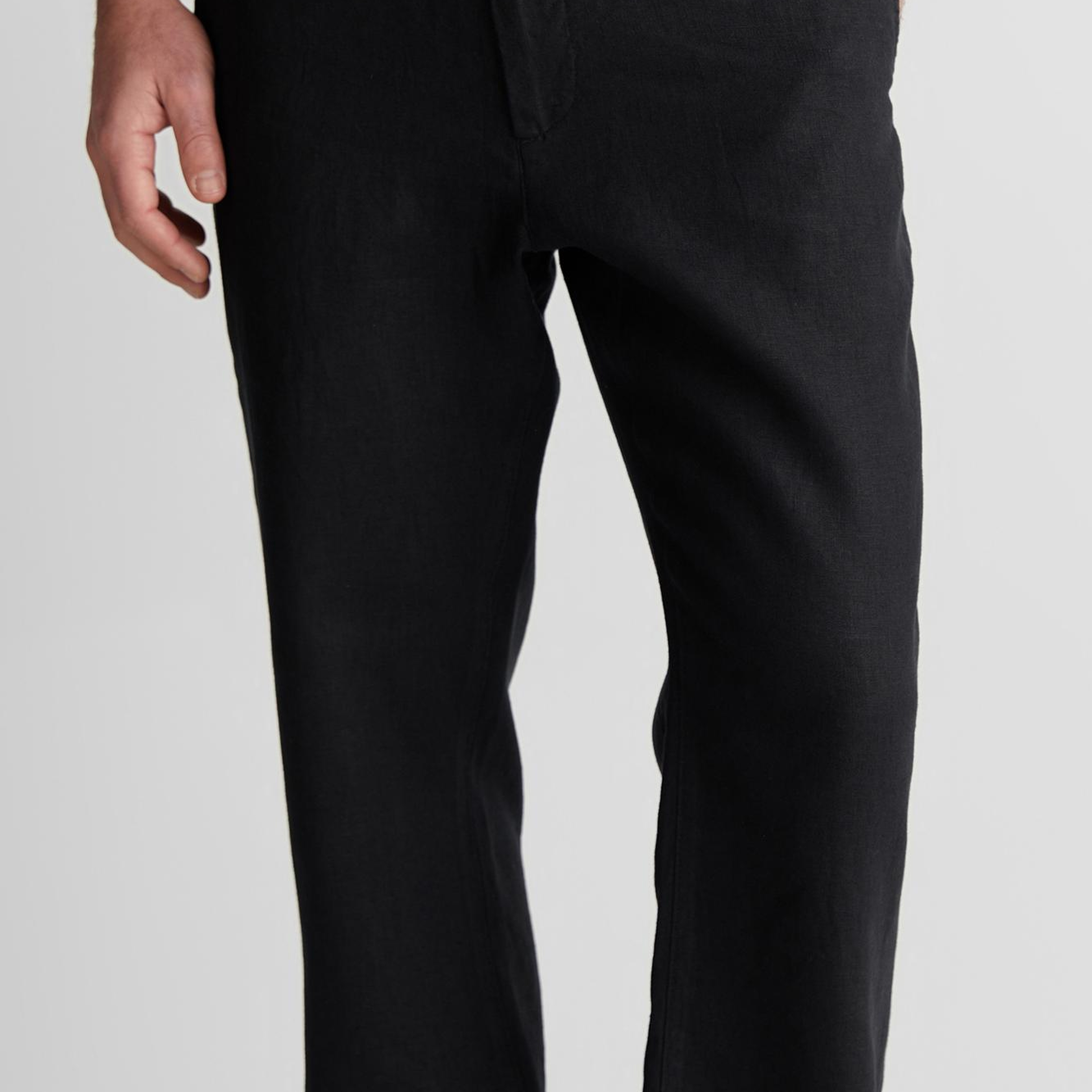 GANT Erkek Siyah Regular Fit Pantolon