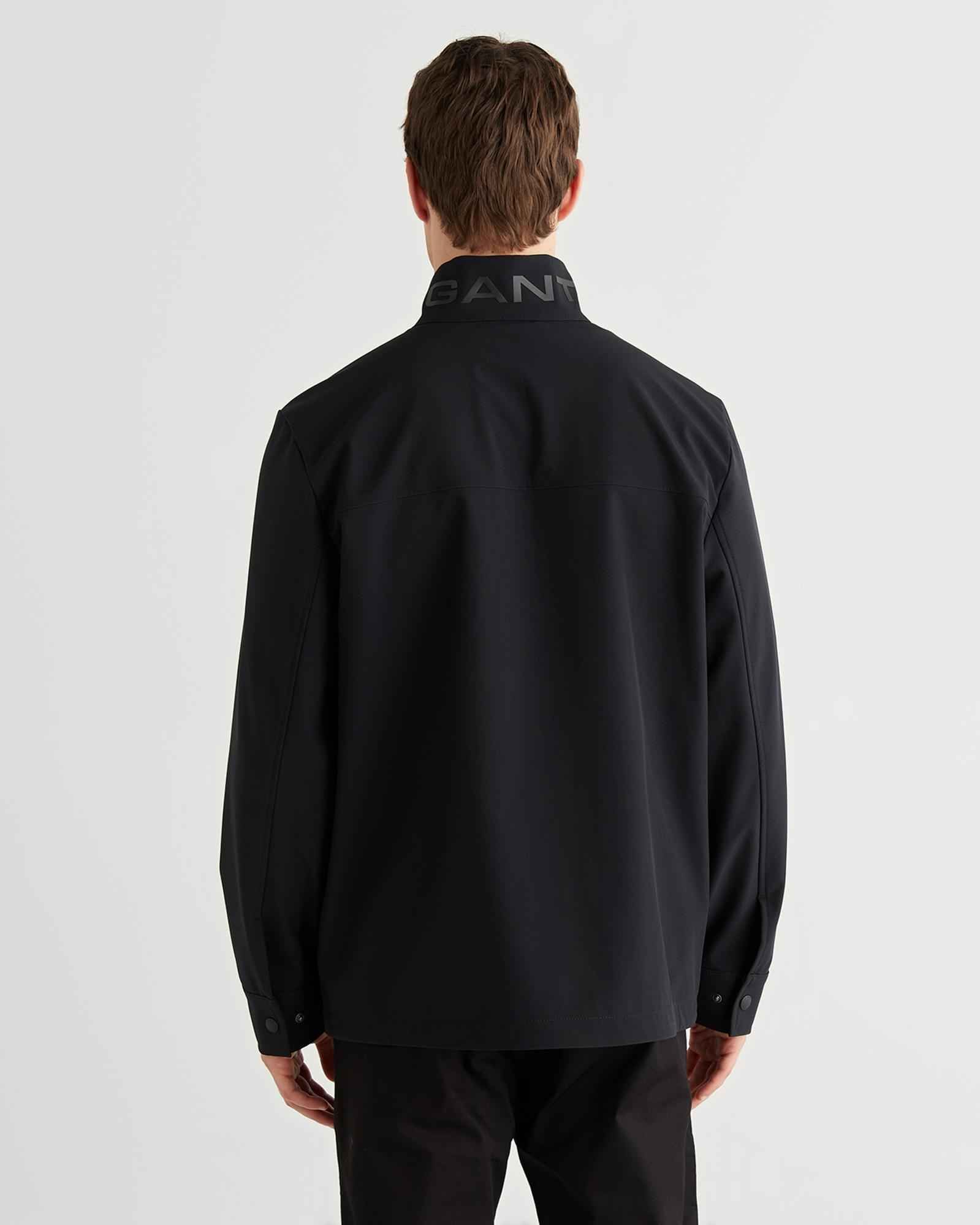 GANT Erkek Siyah Dik Yaka Ceket