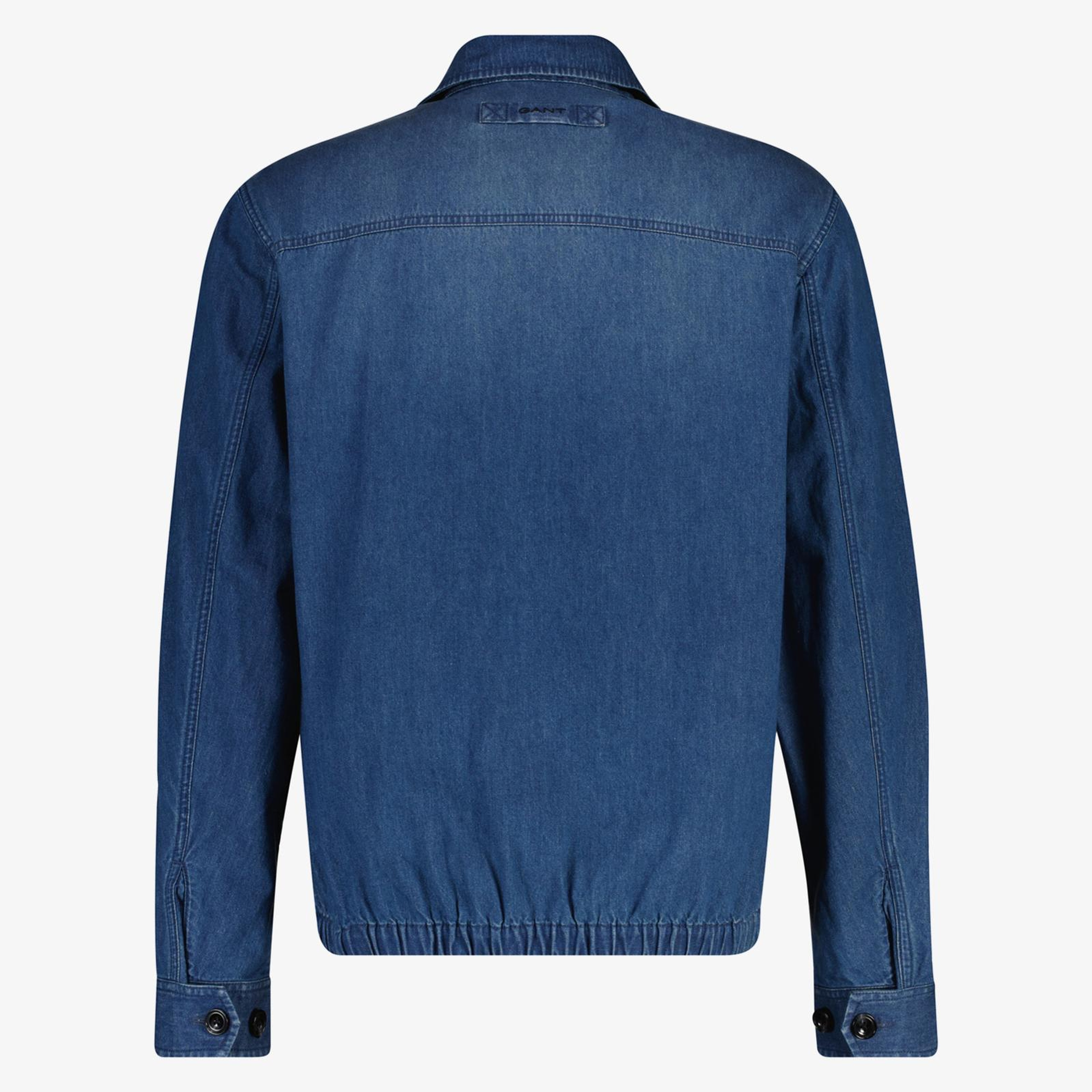 GANT Erkek Mavi Gömlek Yaka Ceket