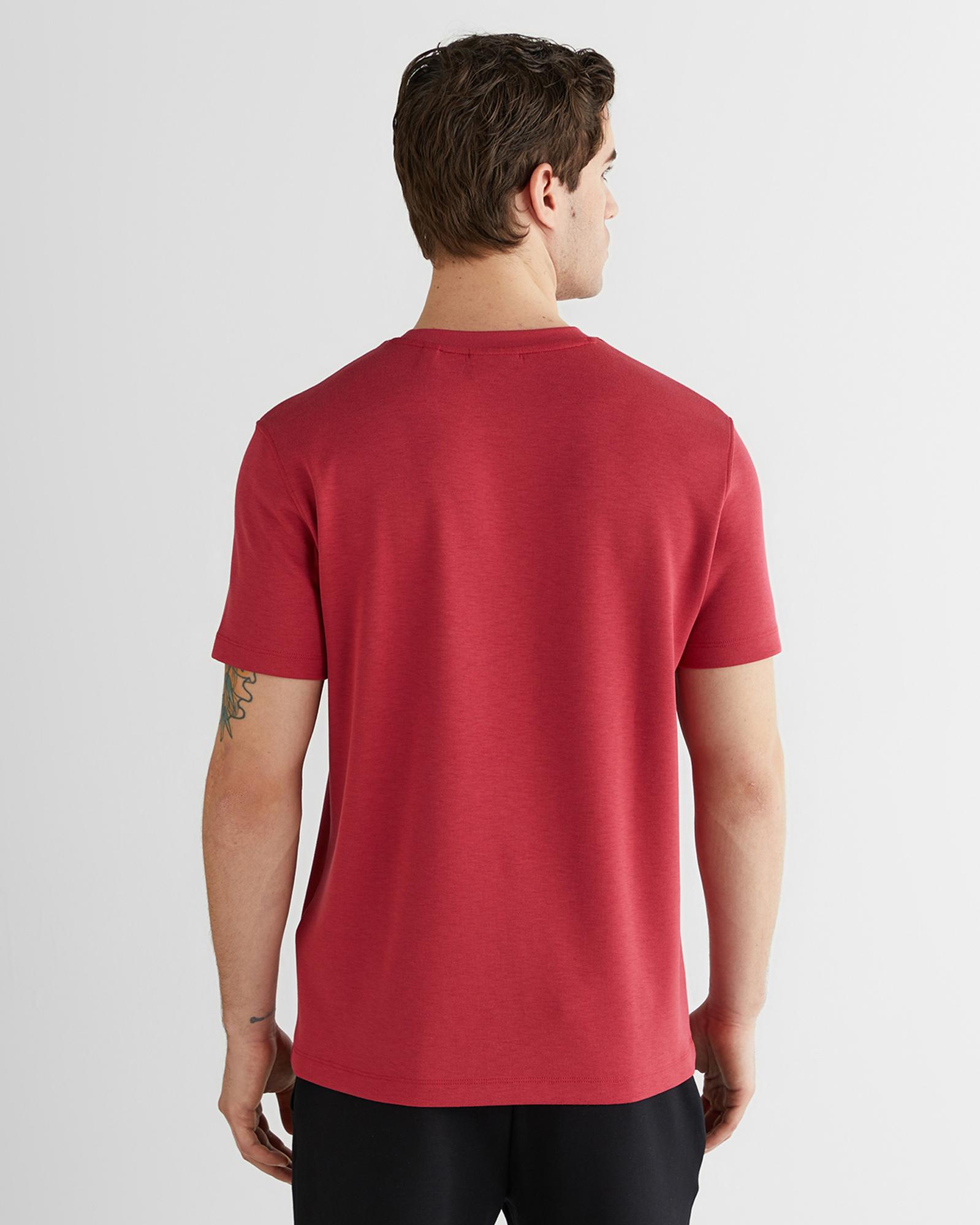 GANT Erkek Kırmızı Baskılı Kısa Kollu T-Shirt