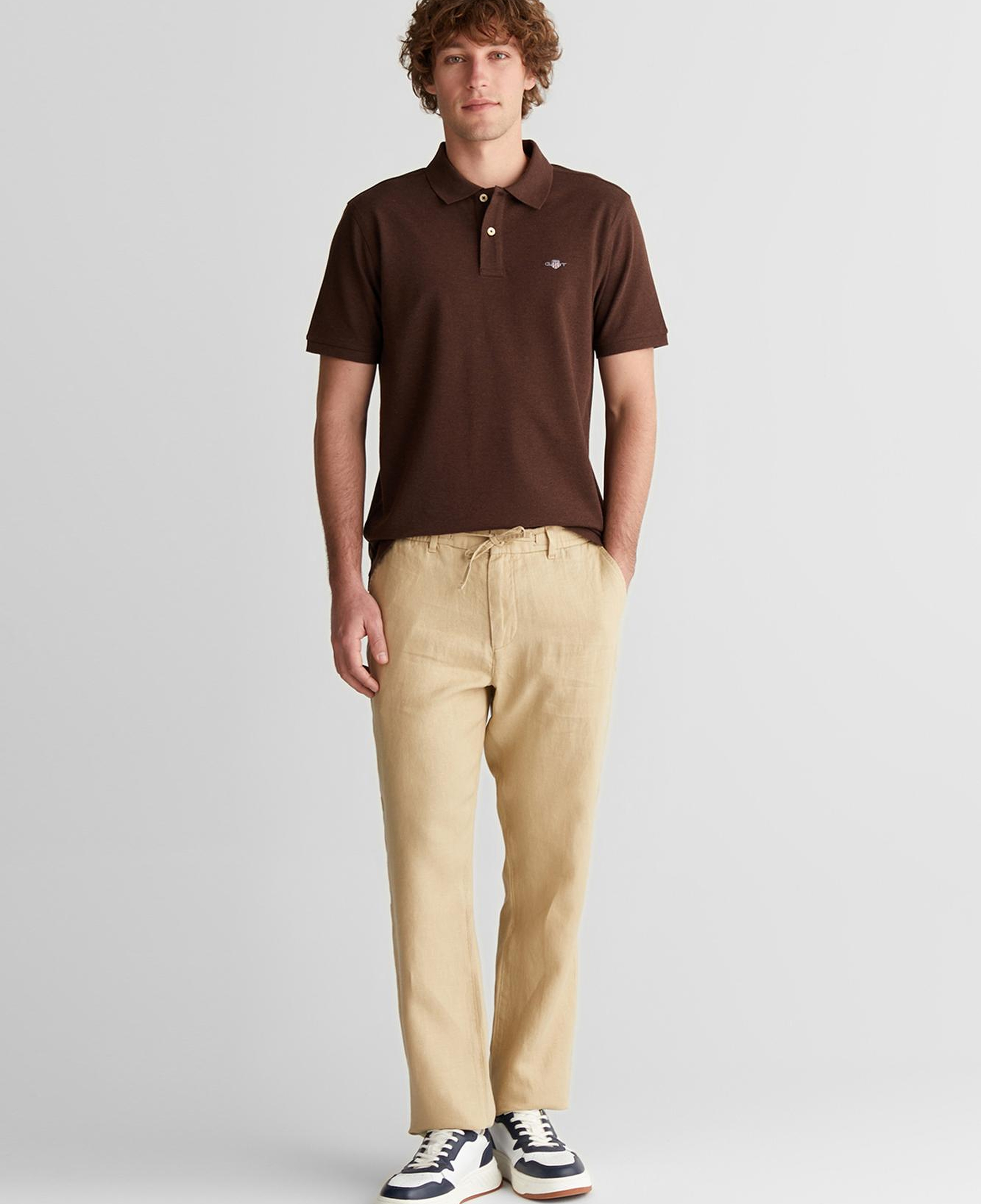 GANT Erkek Bej Regular Fit Pantolon