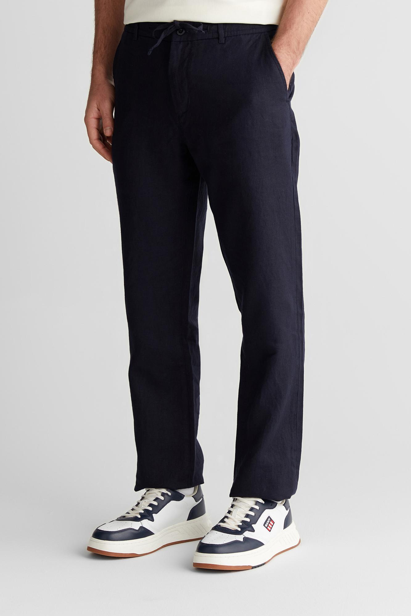 GANT Erkek Lacivert Regular Fit Pantolon