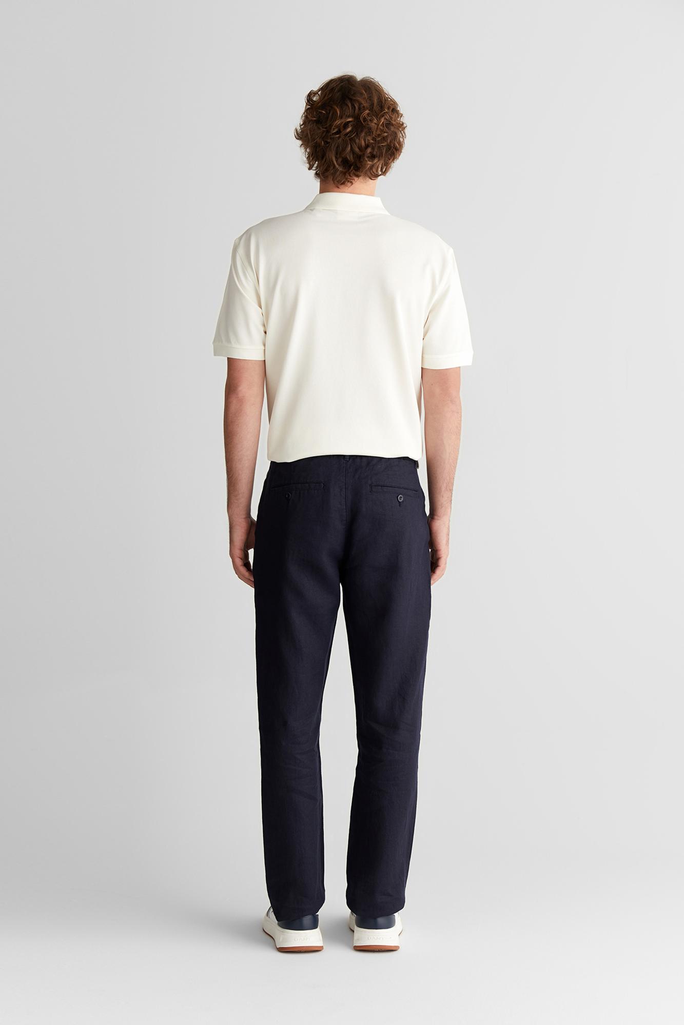 GANT Erkek Lacivert Regular Fit Pantolon