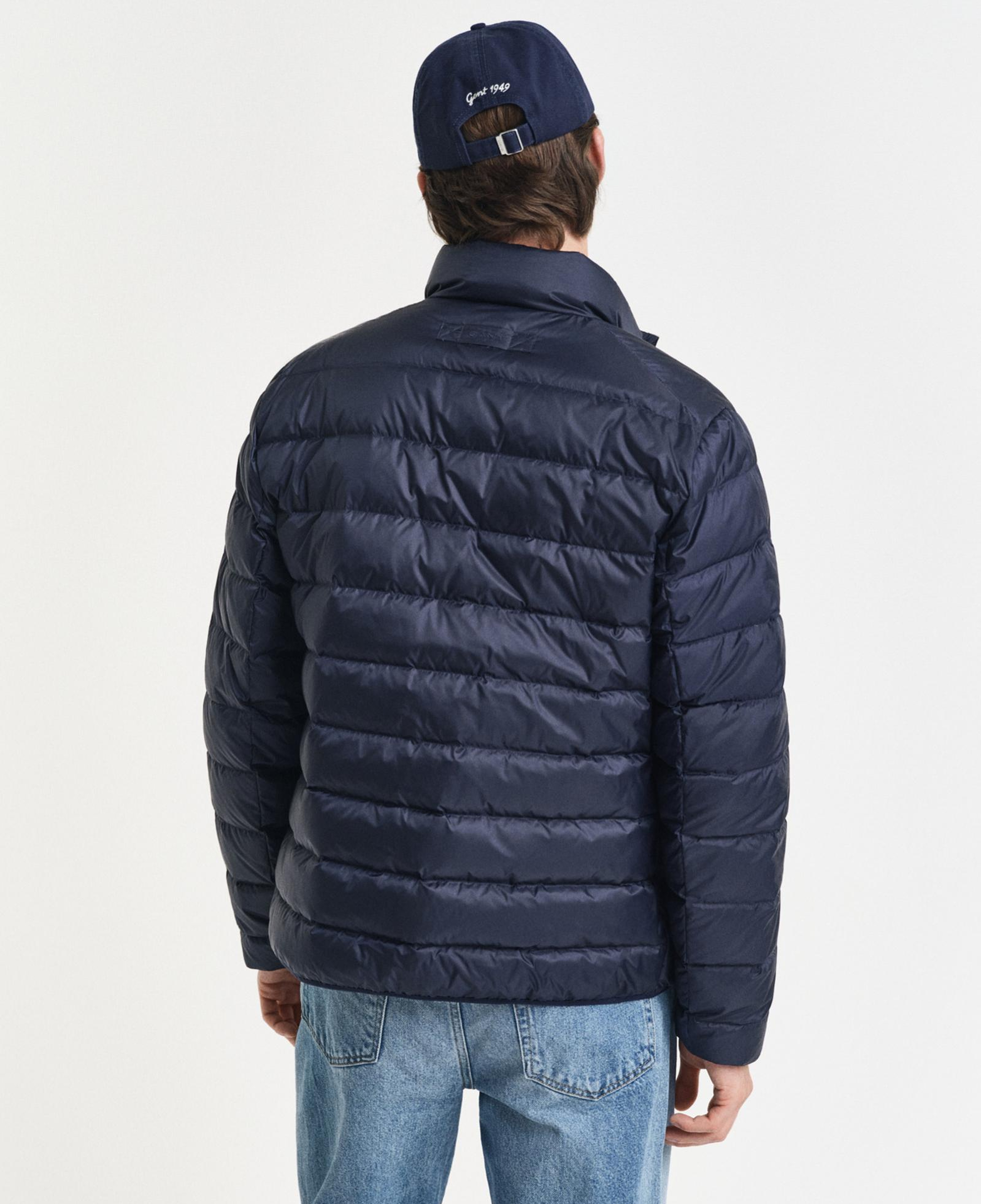 GANT Erkek Lacivert Regular Fit Dik Yaka Kaz Tüyü Mont