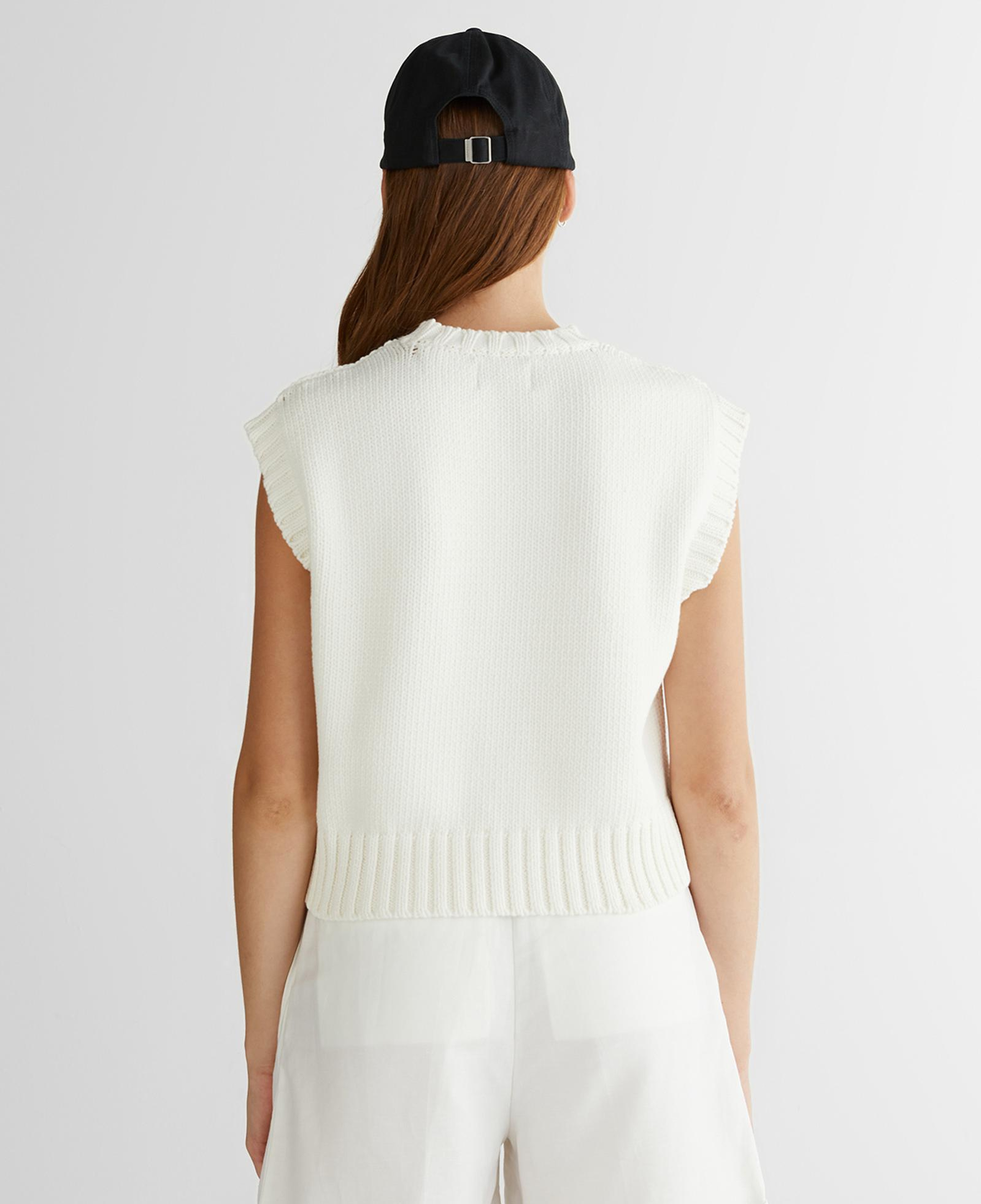 GANT Kadın Krem Bisiklet Yaka Logolu Triko