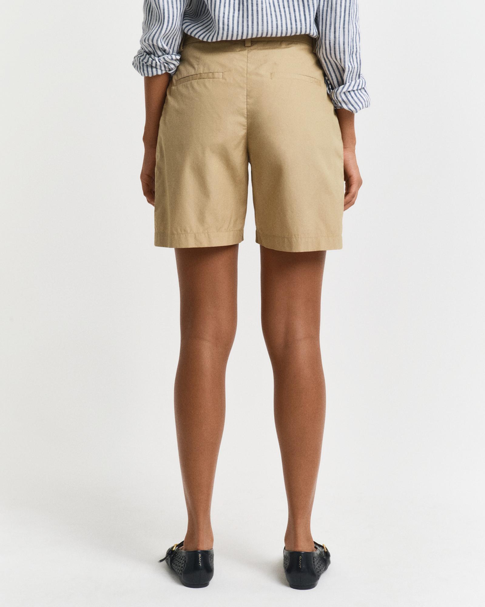GANT Kadın Bej Relaxed Fit Şort
