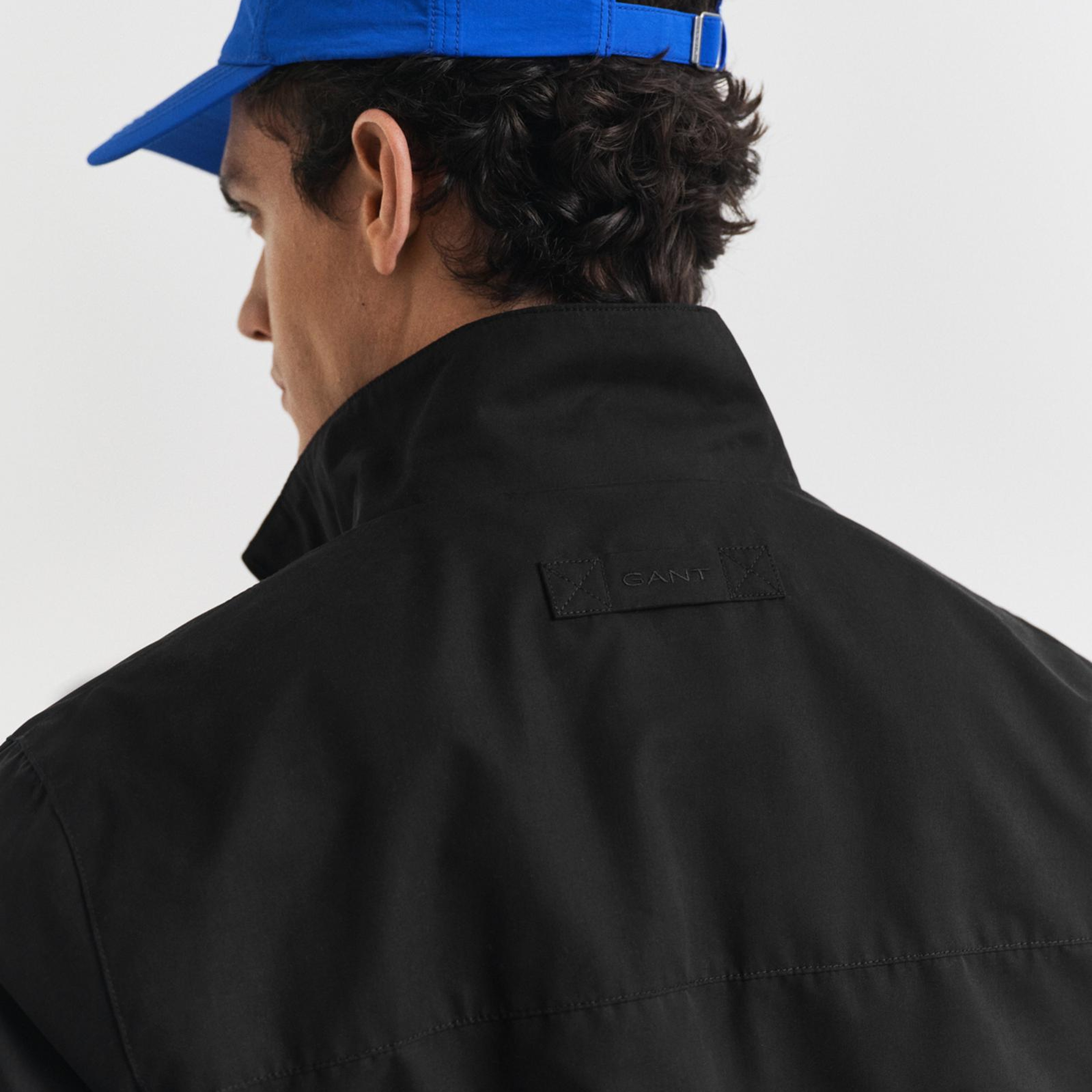 GANT Erkek Siyah Regular Fit Dik Yaka Ceket