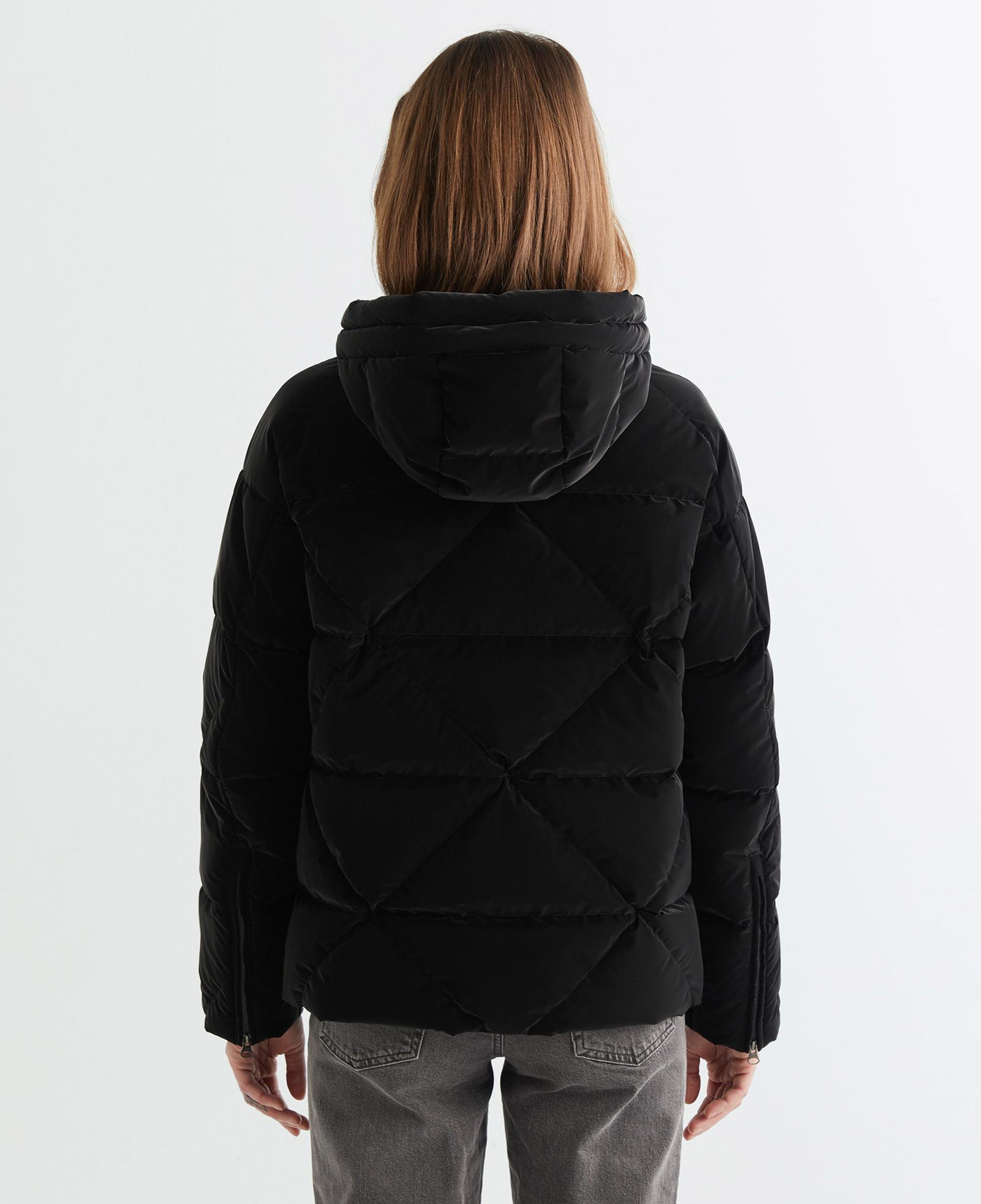 GANT Kadın Siyah Kapüşonlu Kapitone Mont