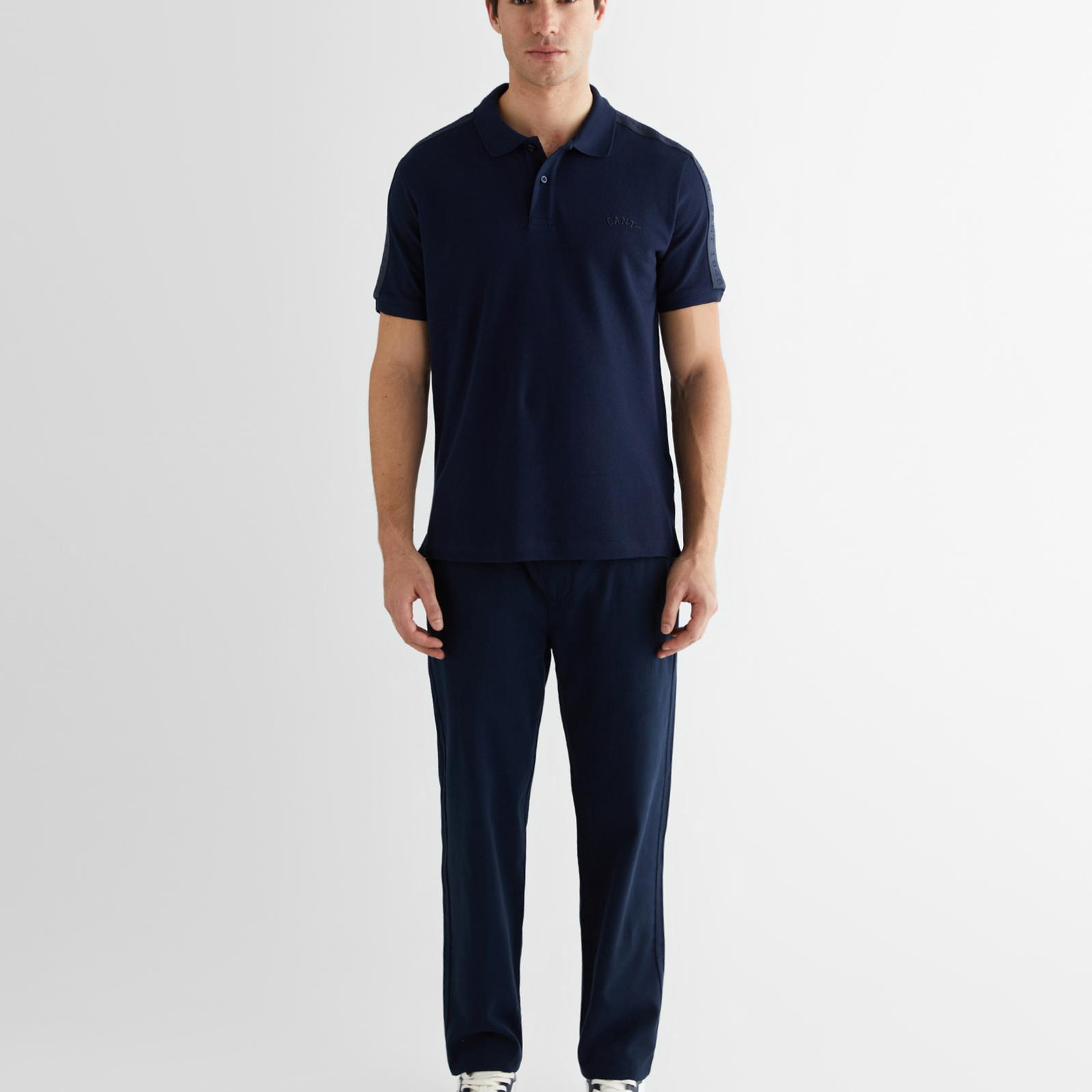 GANT Erkek Lacivert Regular Fit Logolu Polo