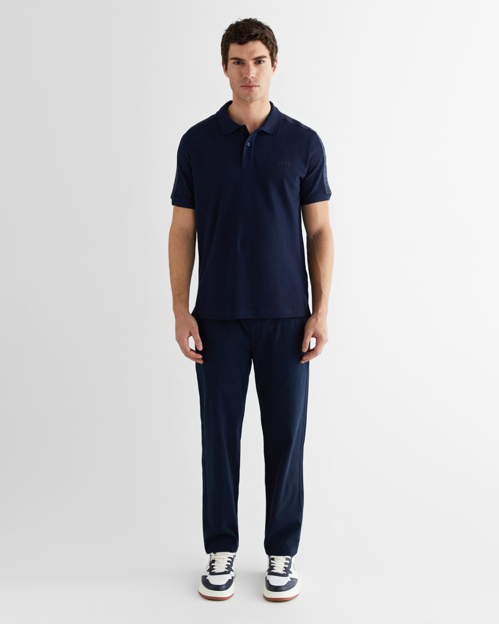 GANT Erkek Lacivert Regular Fit Logolu Polo