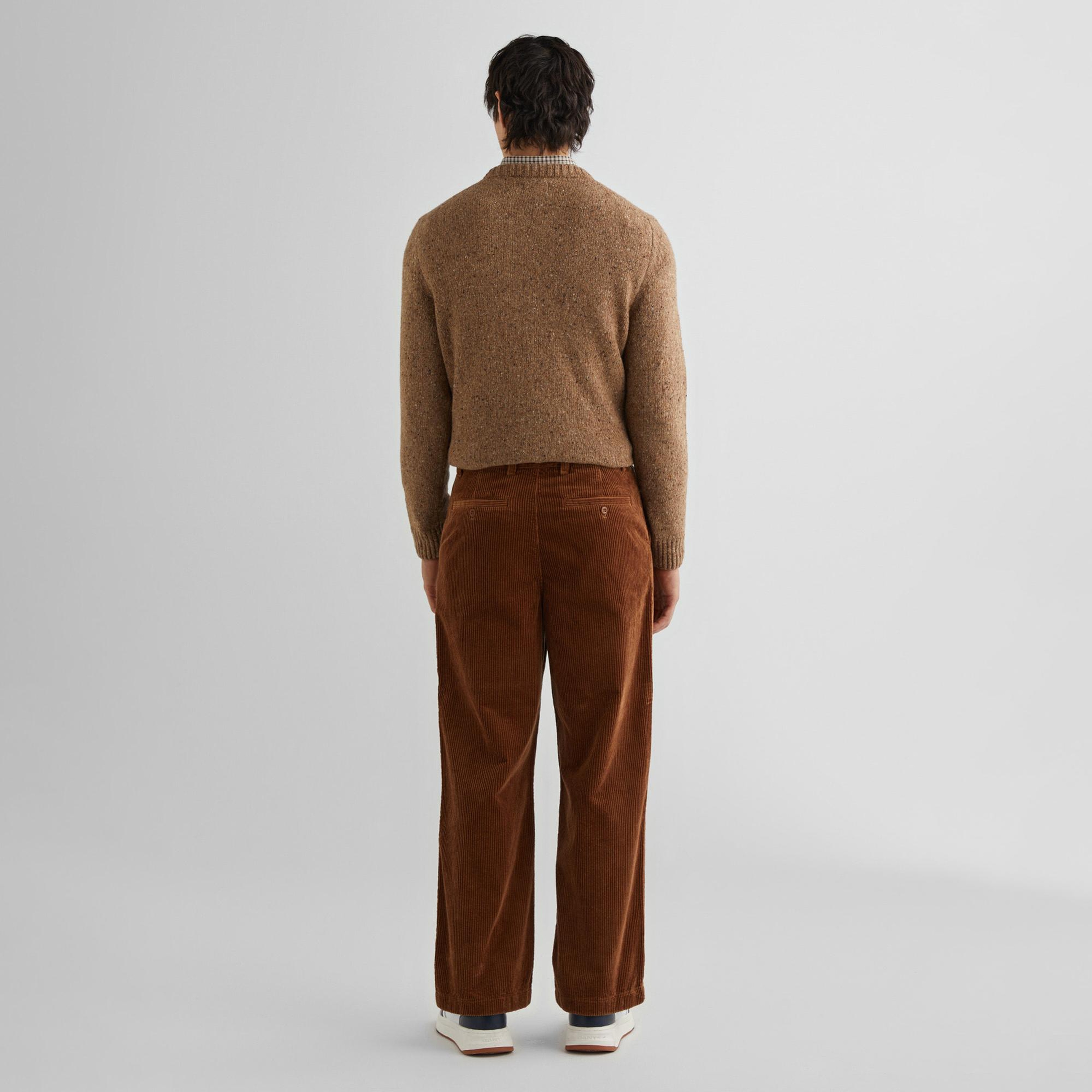 GANT Erkek Kahverengi Relaxed Fit Pantolon