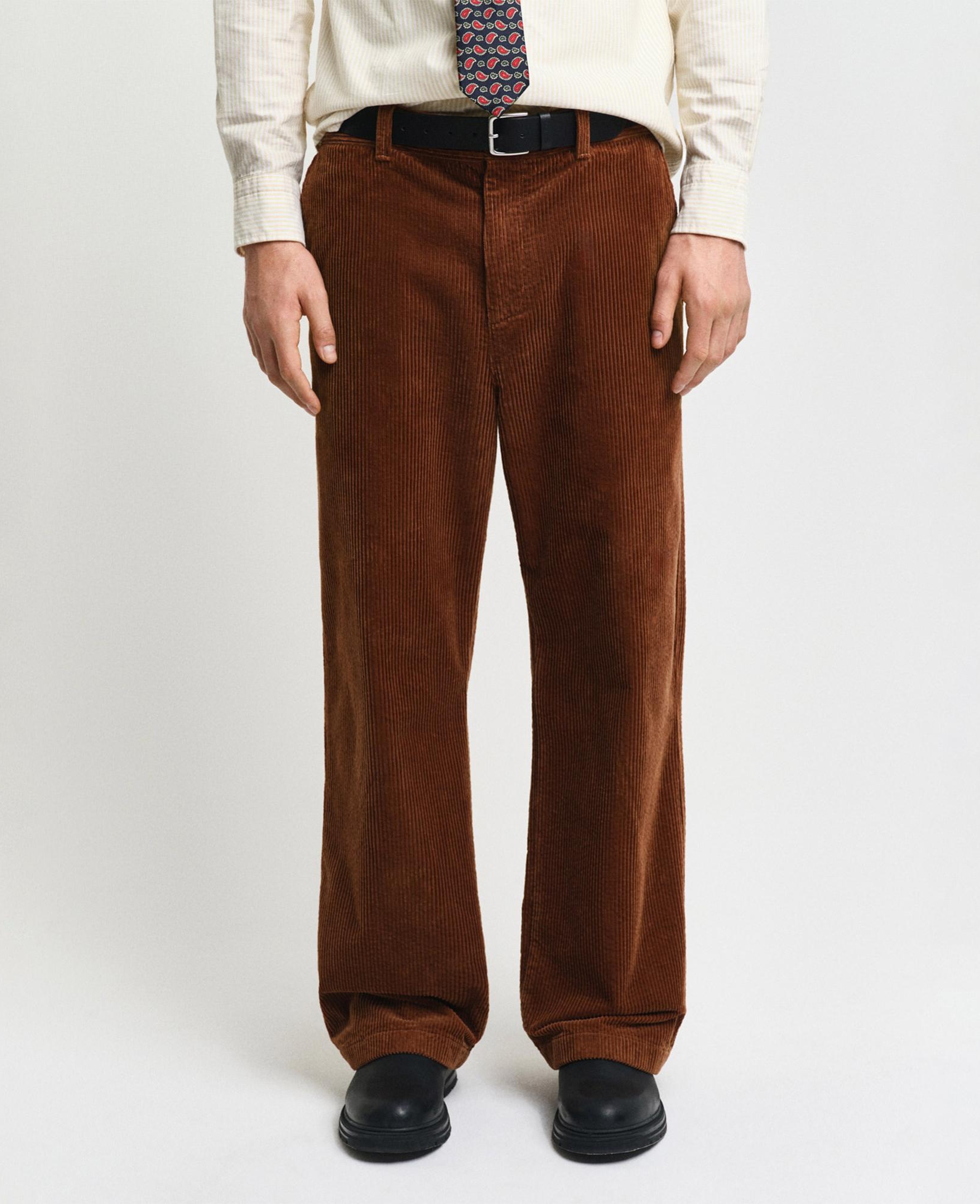 GANT Erkek Kahverengi Relaxed Fit Pantolon