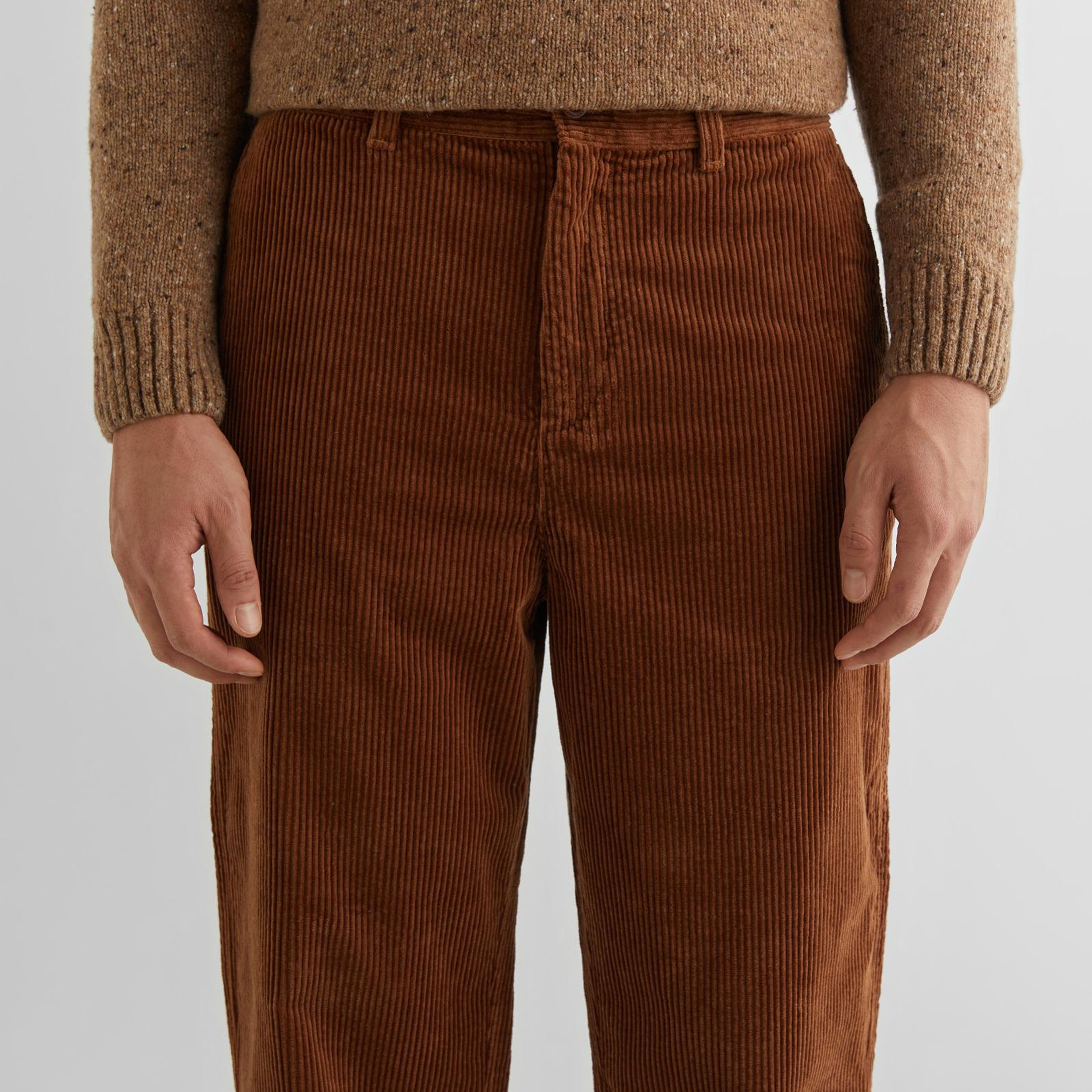 GANT Erkek Kahverengi Relaxed Fit Pantolon