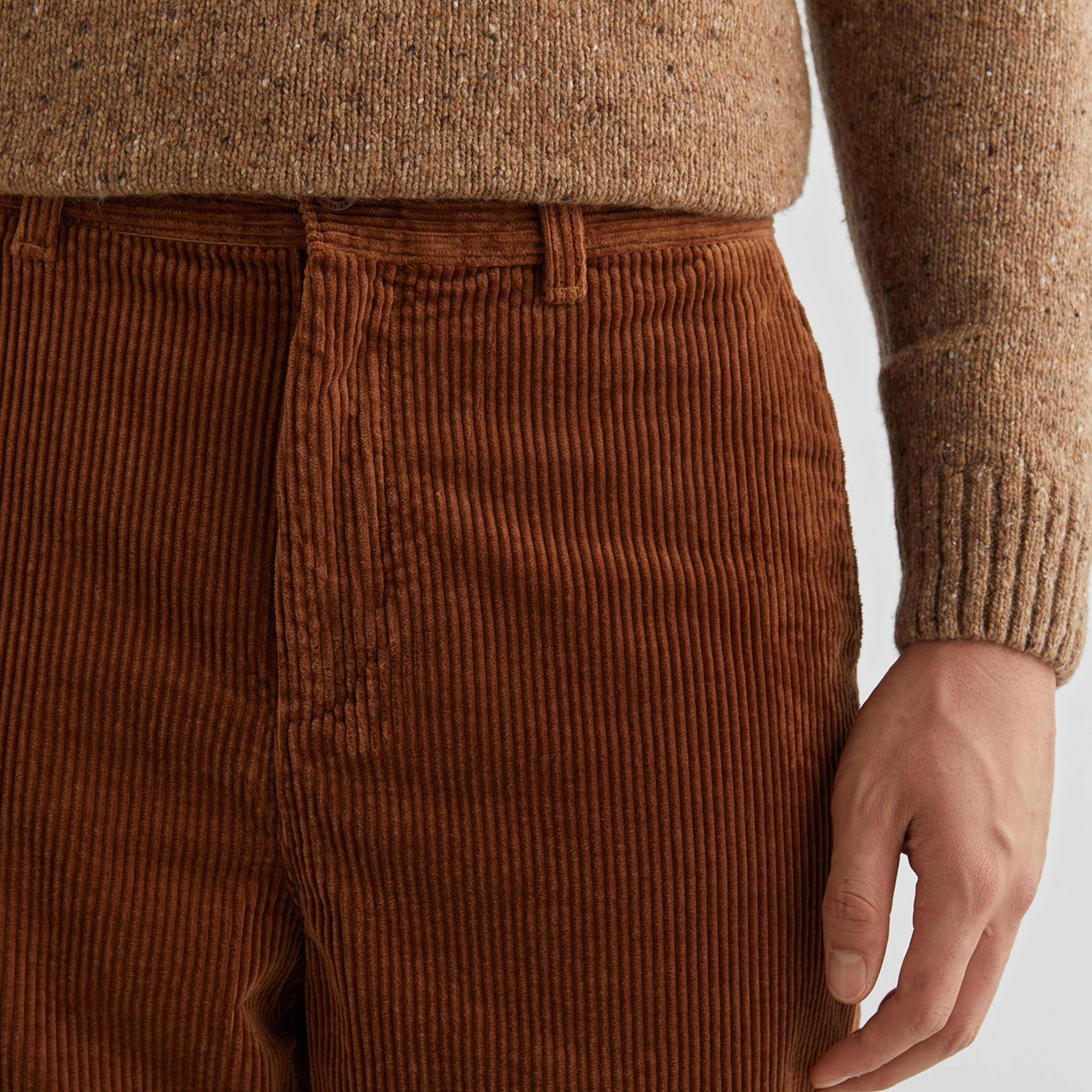GANT Erkek Kahverengi Relaxed Fit Pantolon
