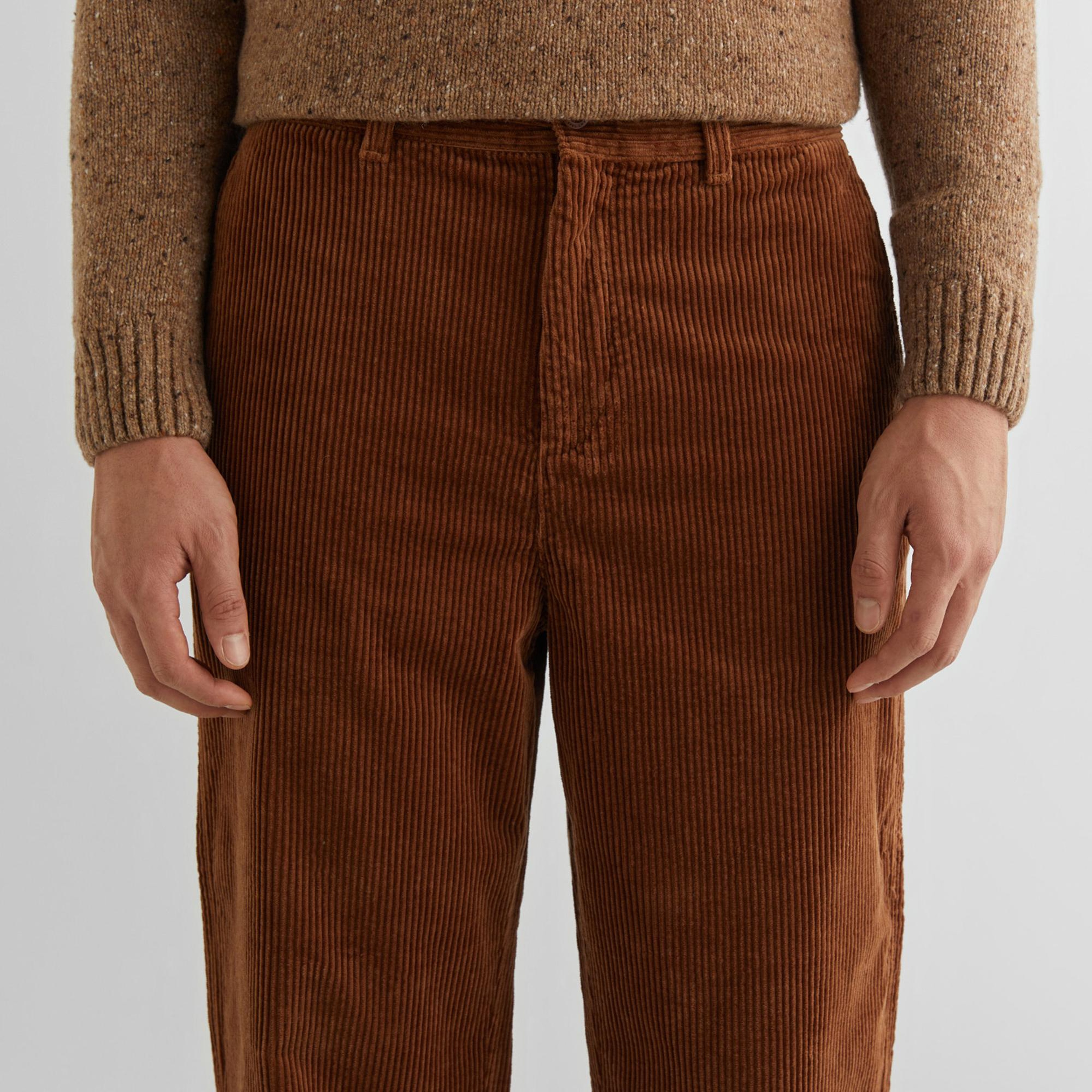 GANT Erkek Kahverengi Relaxed Fit Pantolon