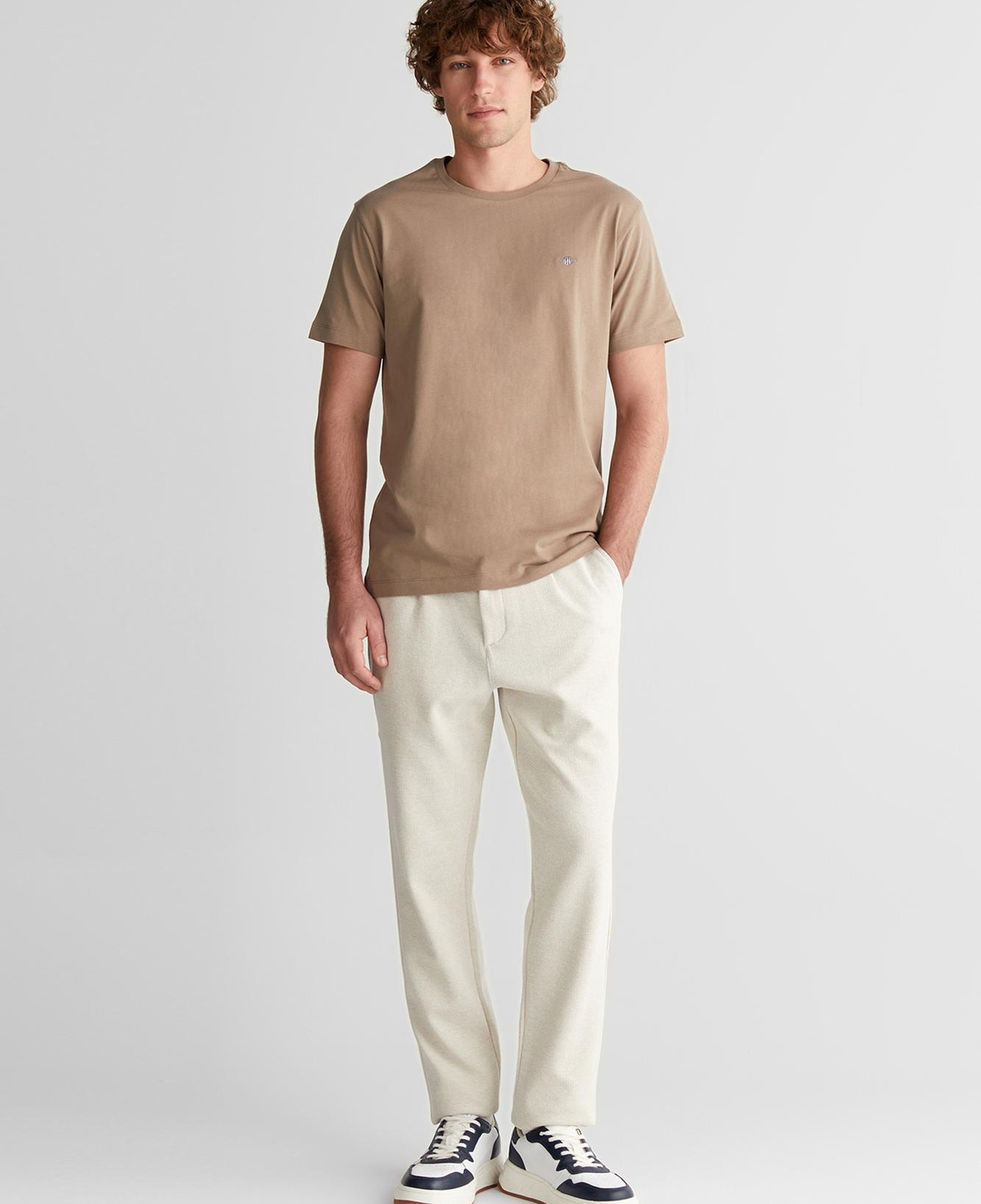 GANT Erkek Krem Regular Fit Jogger Pantolon