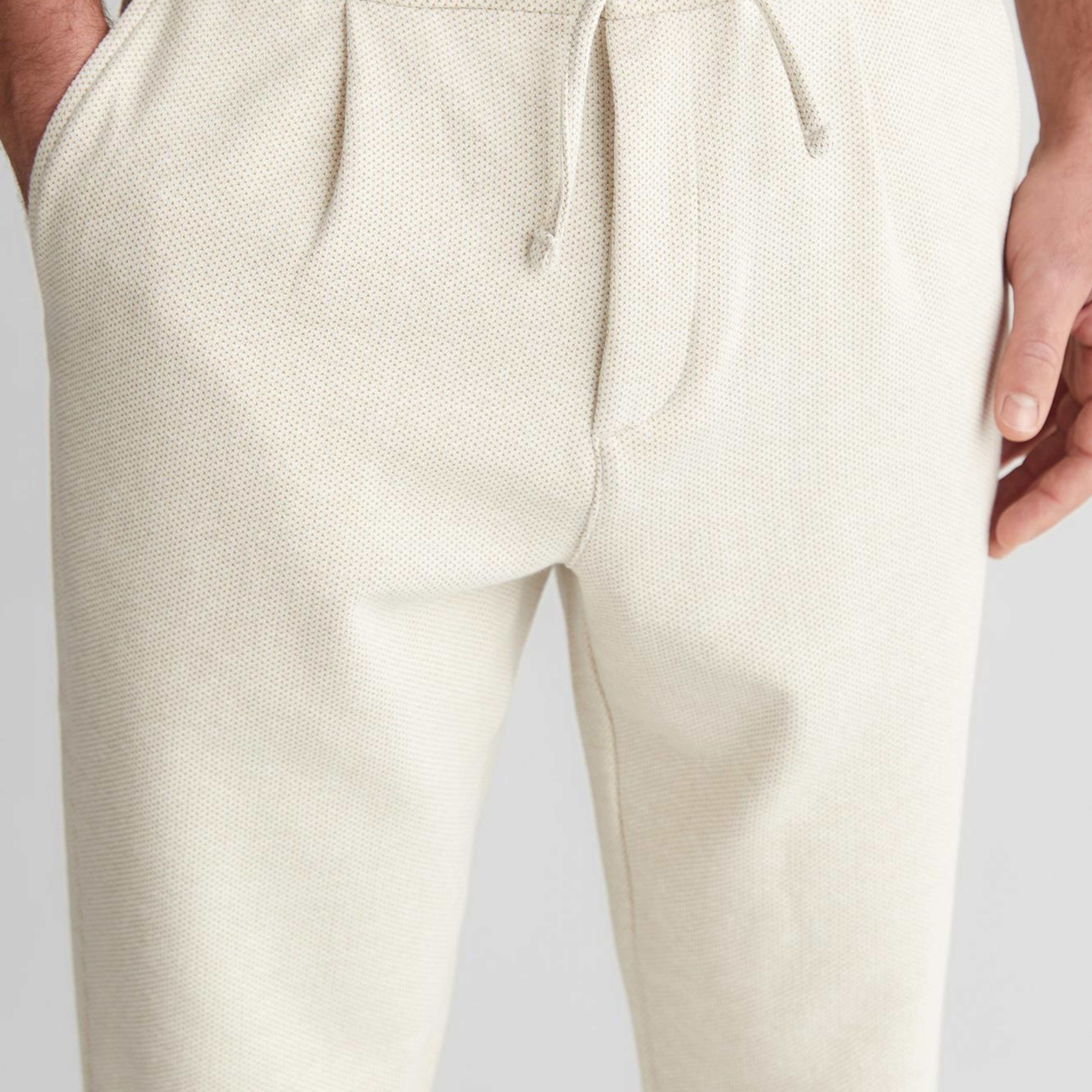 GANT Erkek Krem Regular Fit Jogger Pantolon