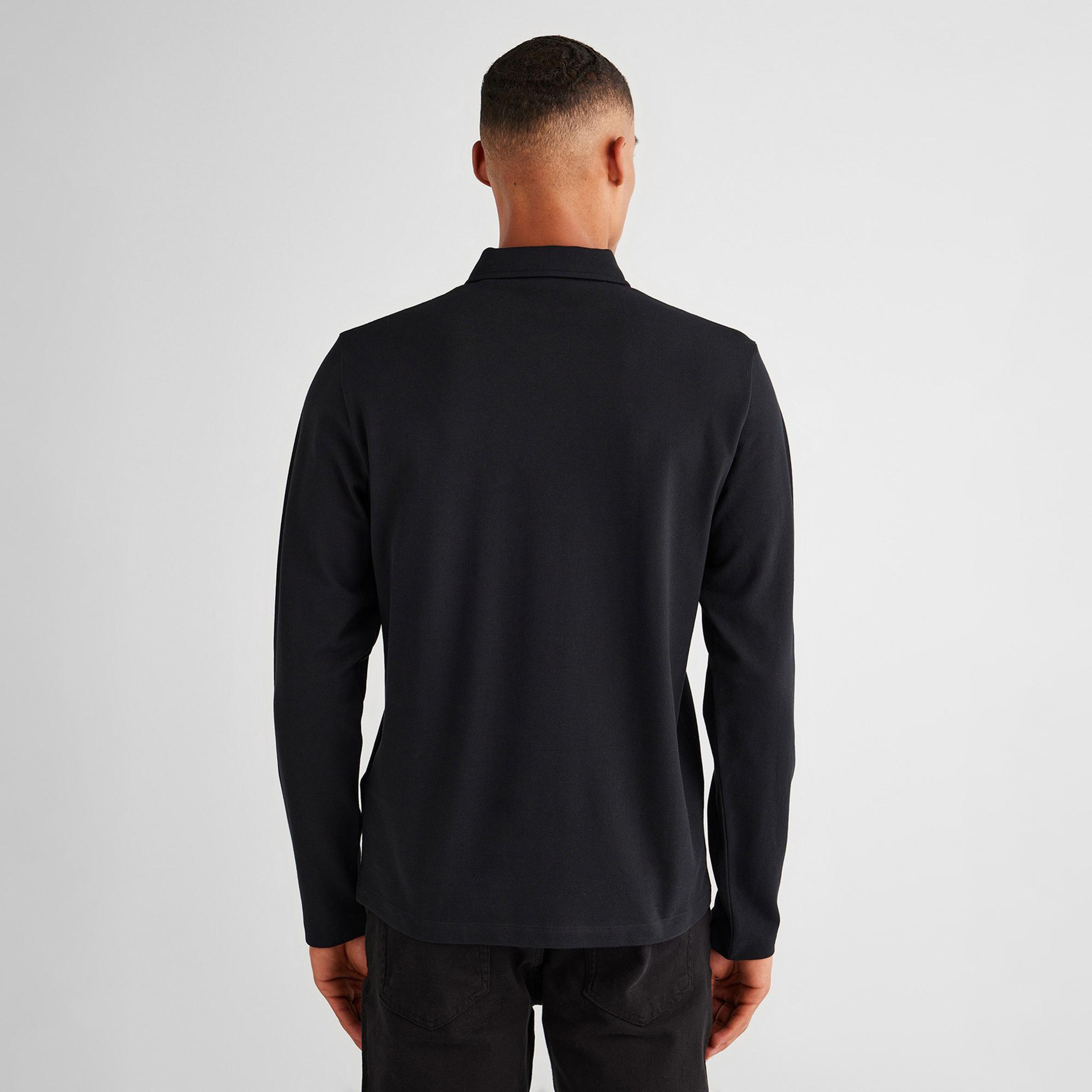 GANT Erkek Siyah Slim Fit Polo