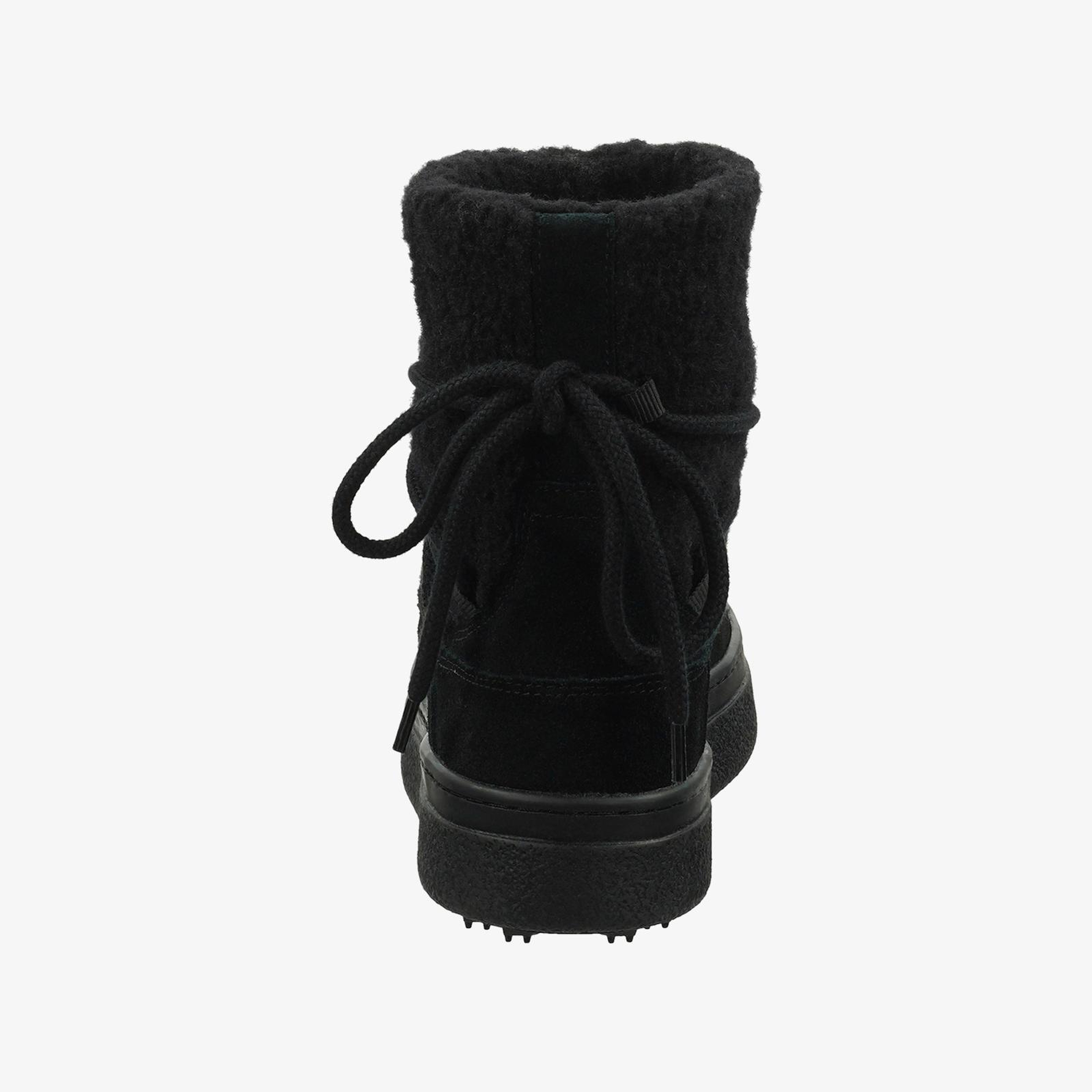 GANT Kadın Siyah Bağcıklı Snowhill Yün Bot