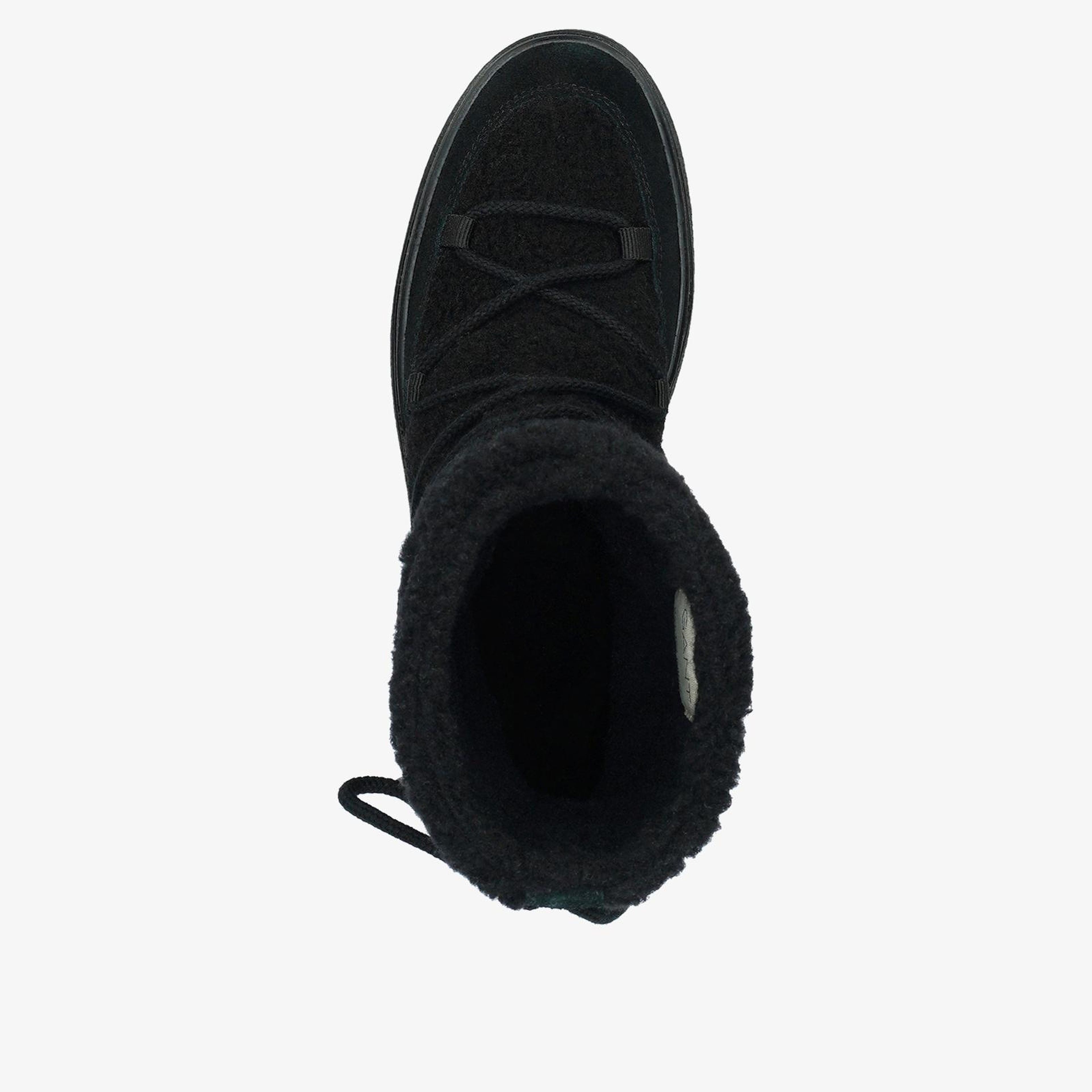 GANT Kadın Siyah Bağcıklı Snowhill Yün Bot