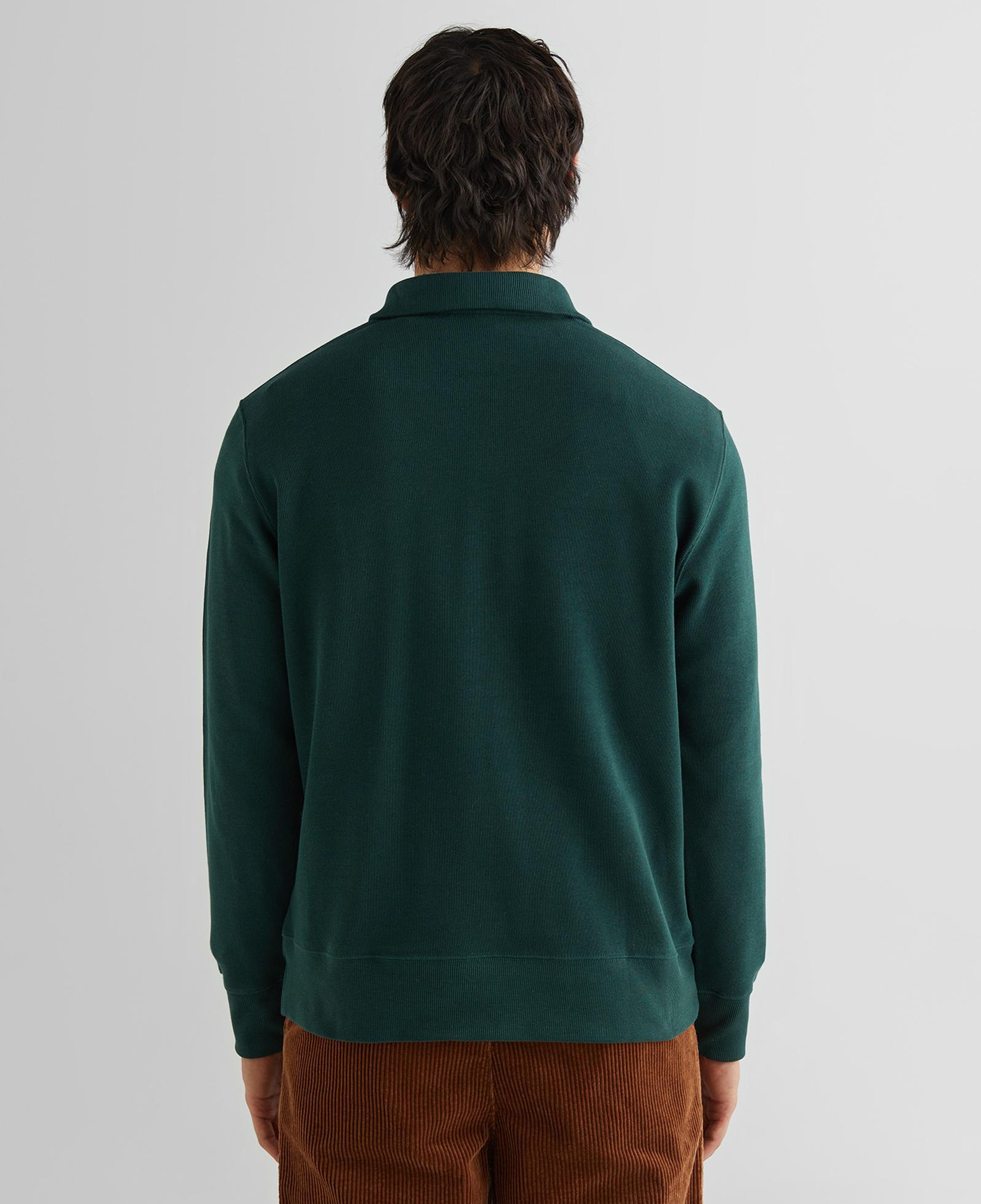 GANT Erkek Yeşil Regular Fit Yarım Fermuarlı Sweatshirt