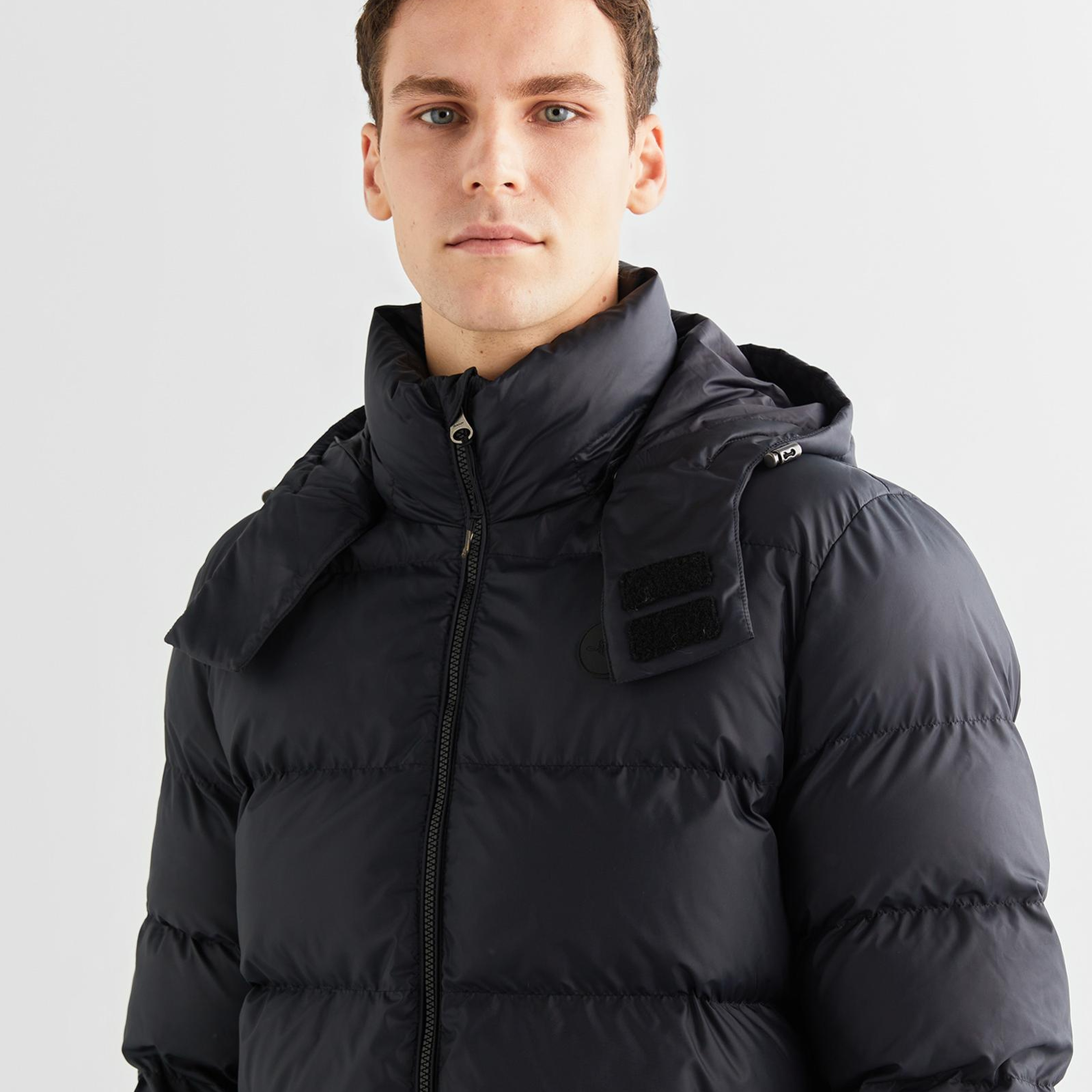 GANT Erkek Siyah Kapüşonlu Mont