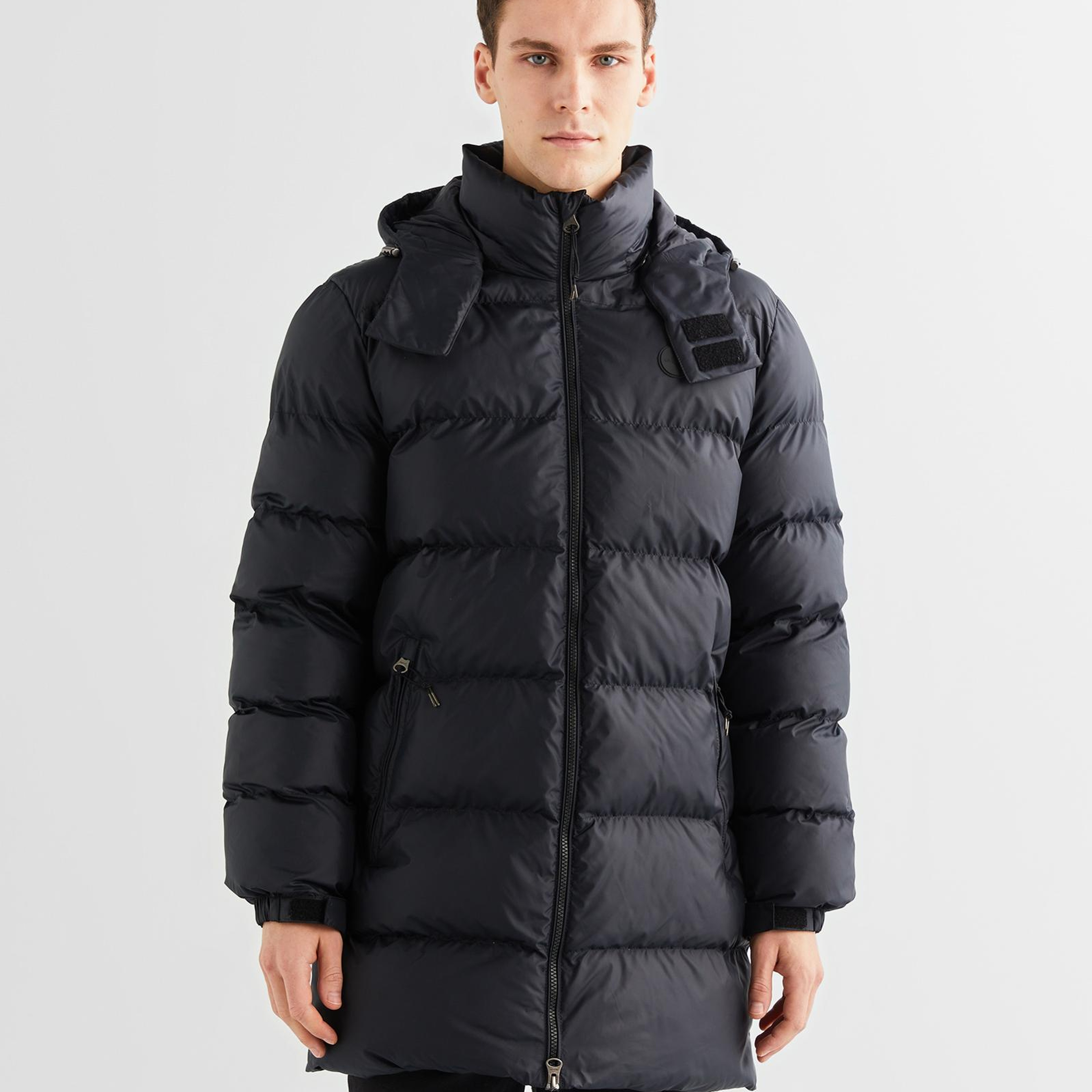 GANT Erkek Siyah Kapüşonlu Mont