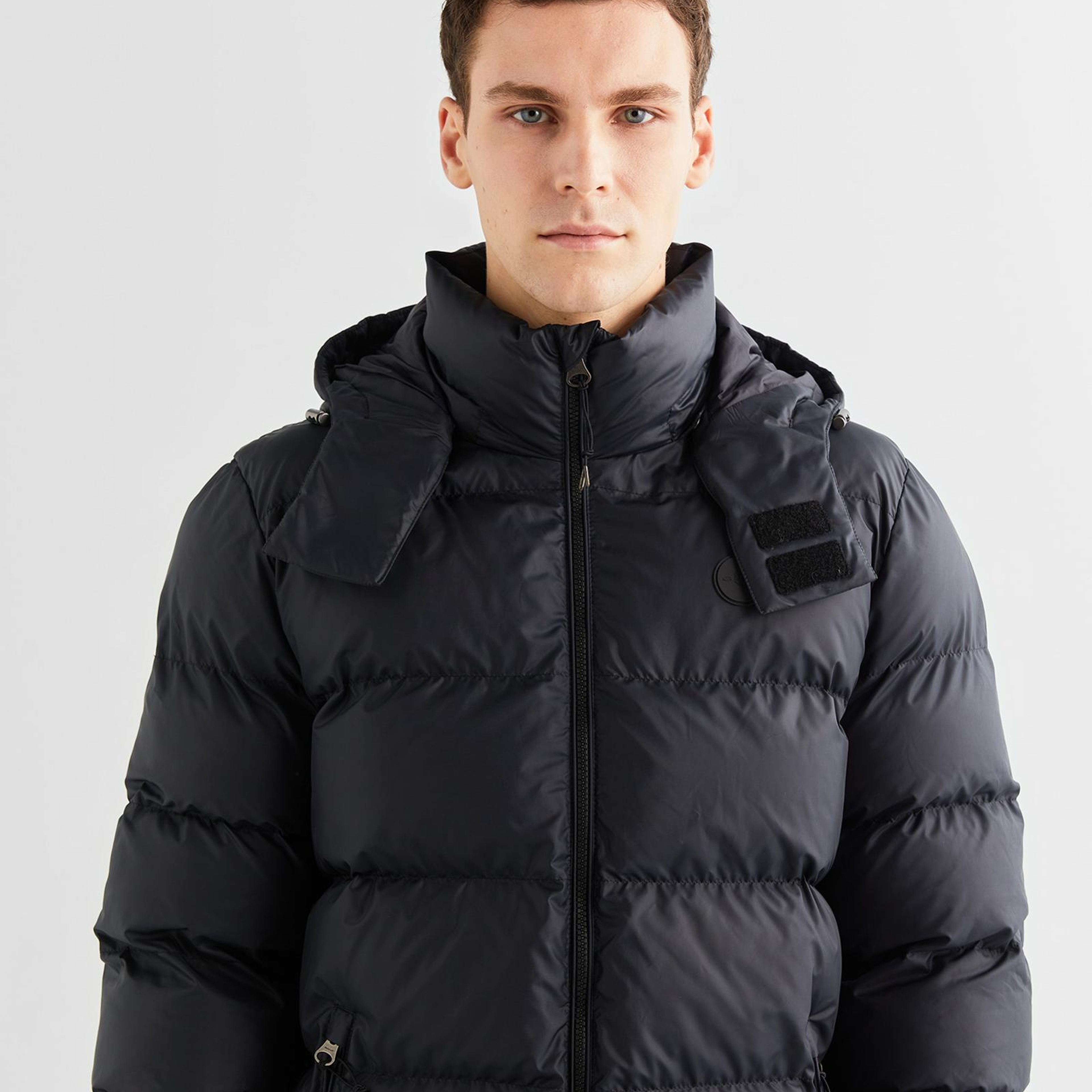 GANT Erkek Siyah Kapüşonlu Mont