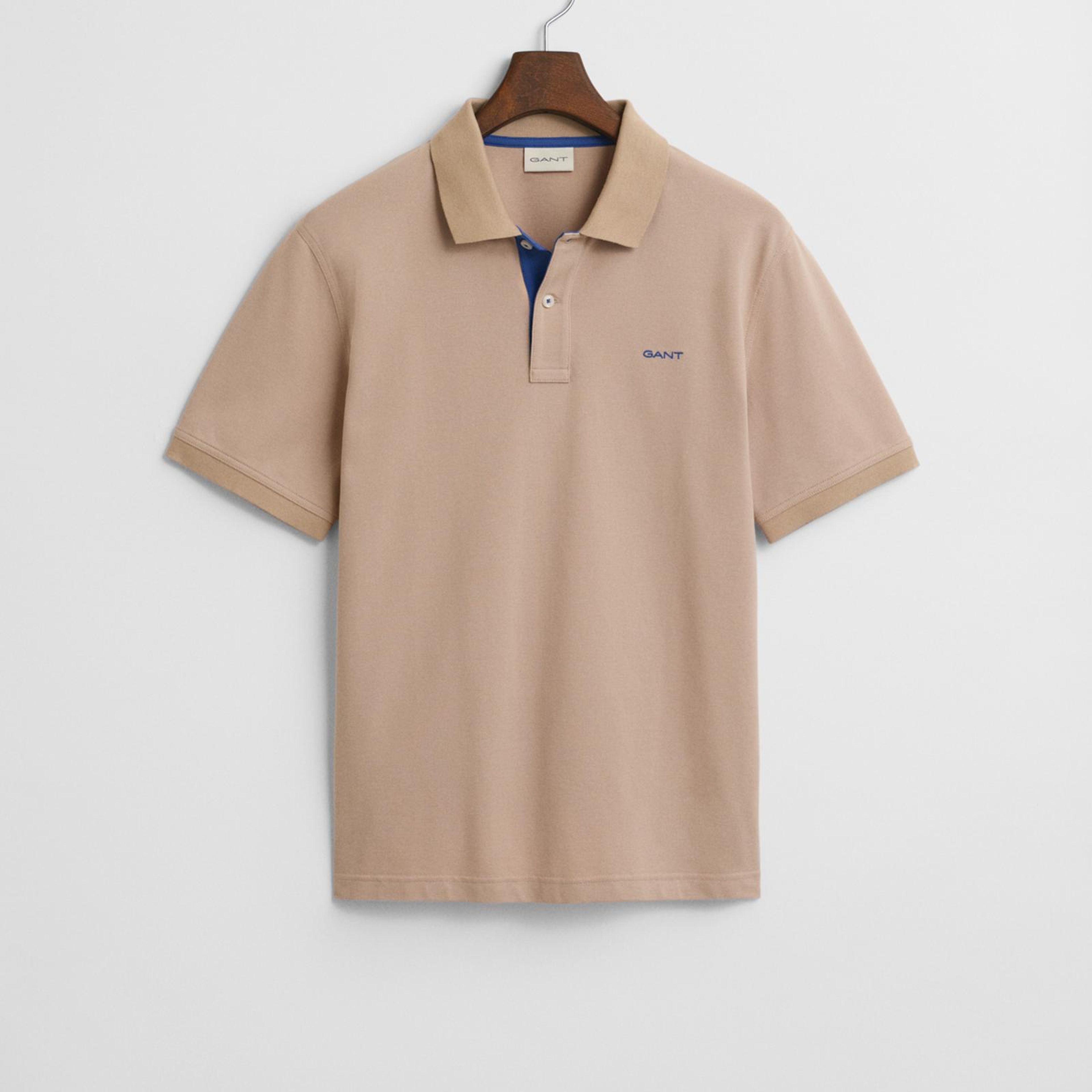 GANT Erkek Bej Regular Fit Polo