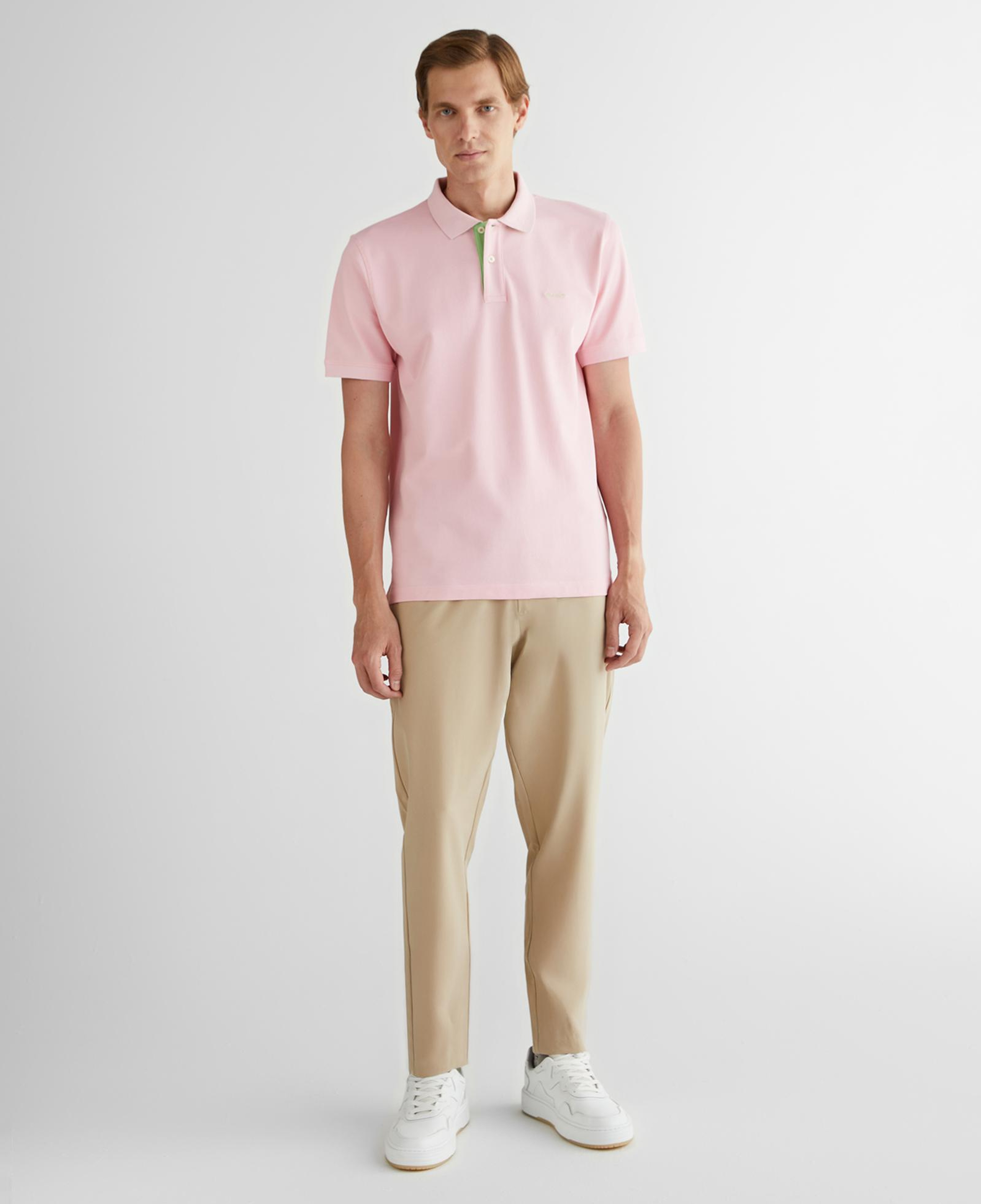 GANT Erkek Pembe Regular Fit Polo