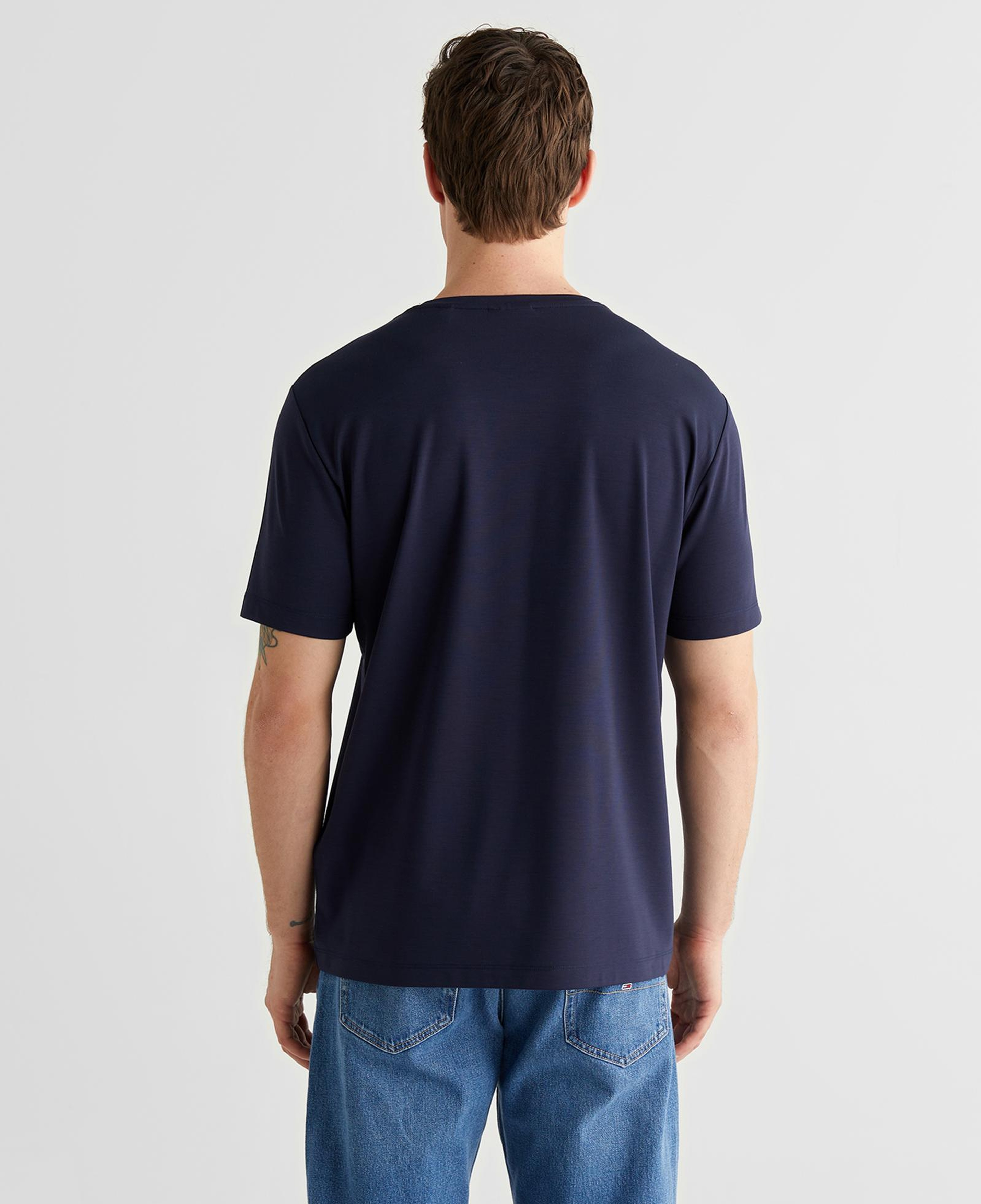 GANT Erkek Lacivert Baskılı Kısa Kollu T-Shirt