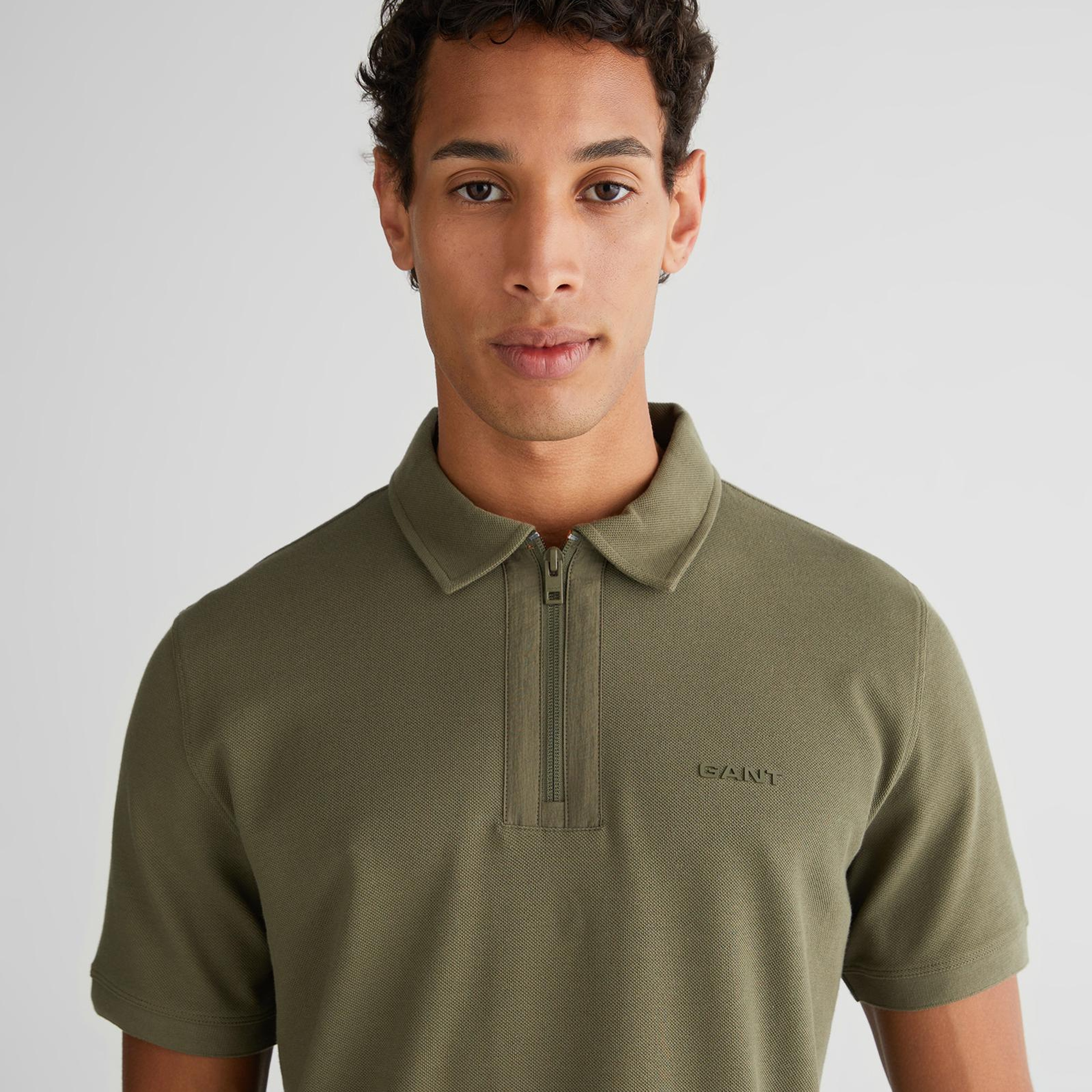 GANT Erkek Yeşil Regular Fit Logolu Polo